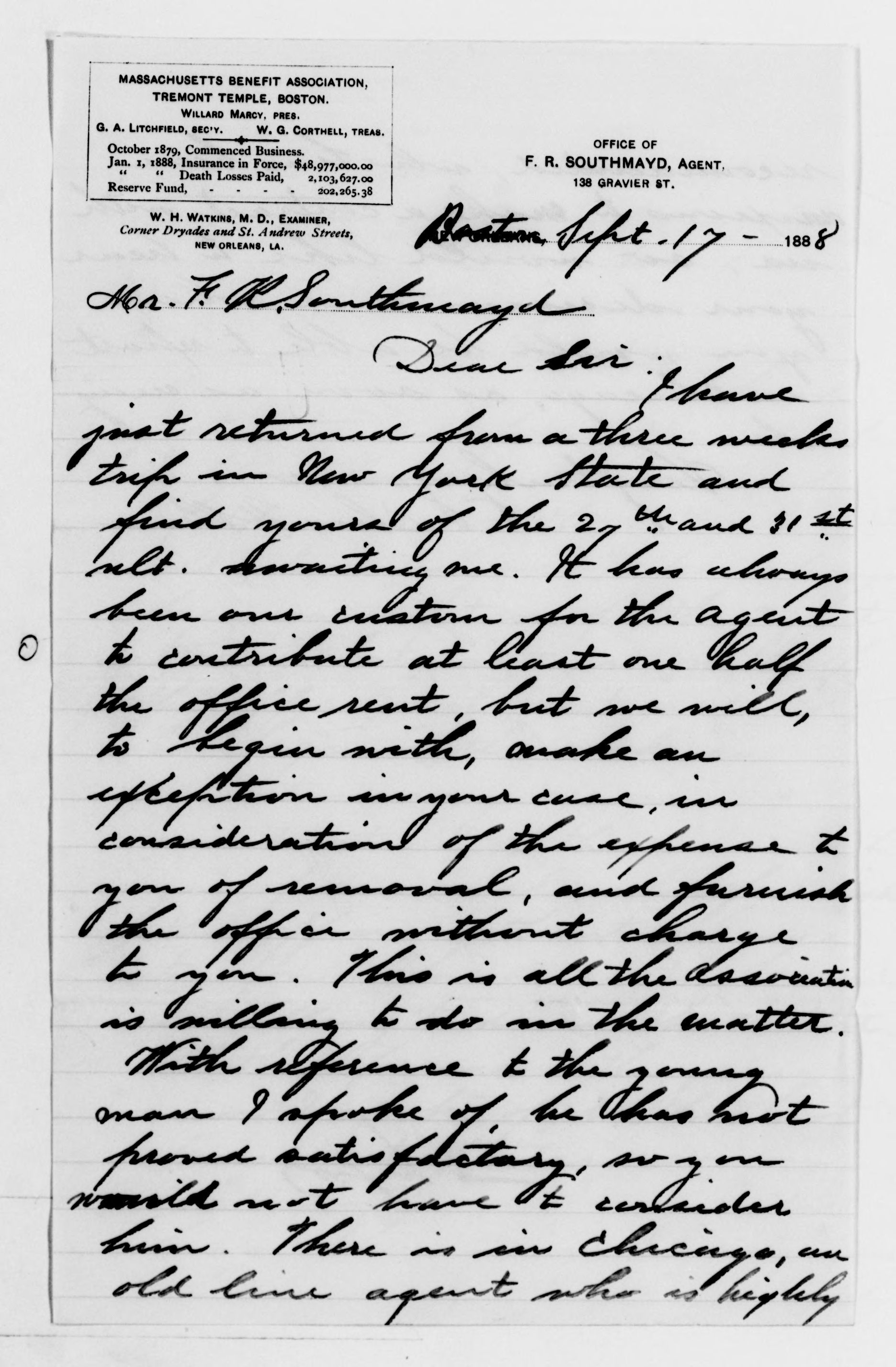 Scanned image of the current content page