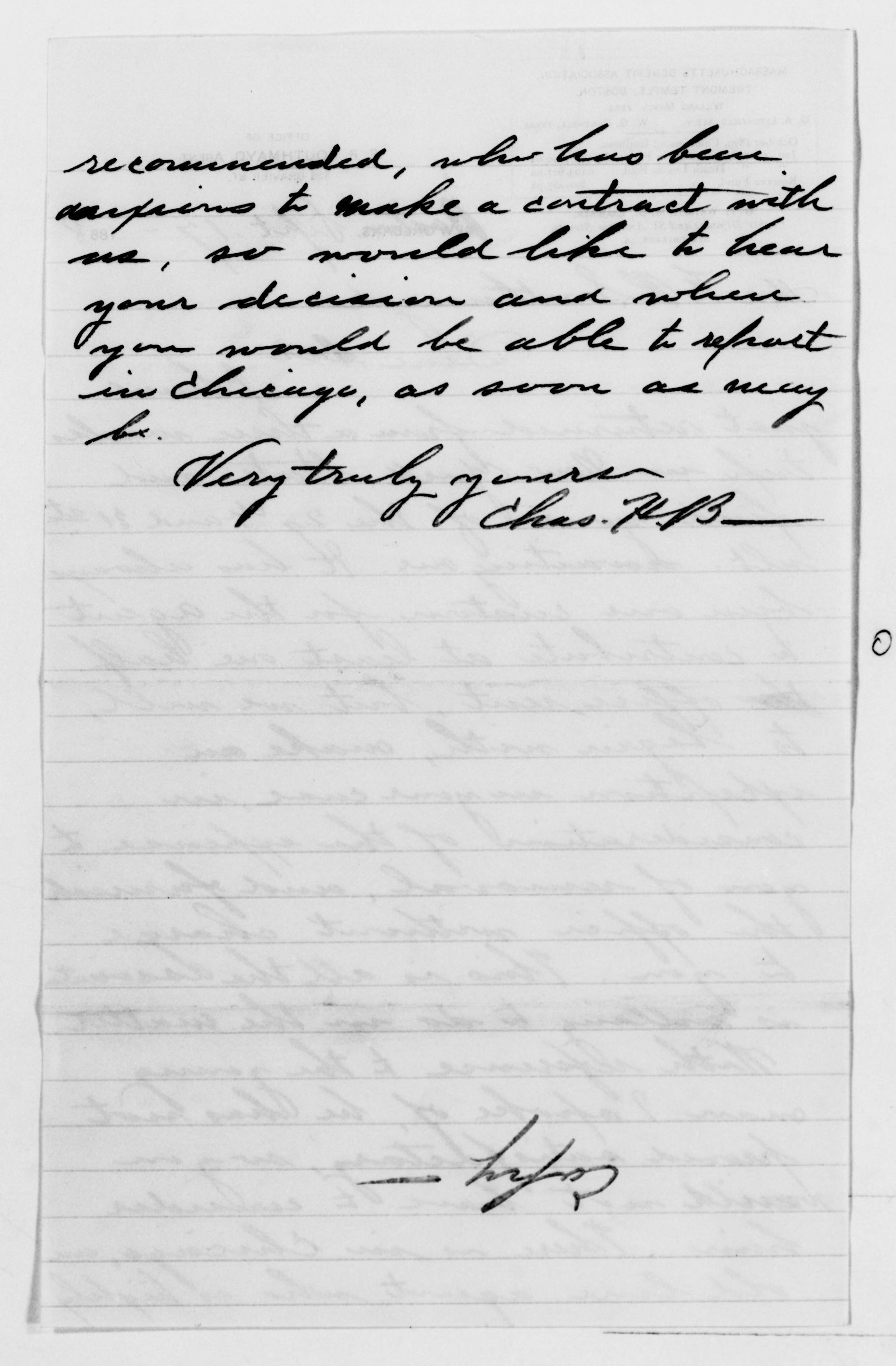 Scanned image of the current content page