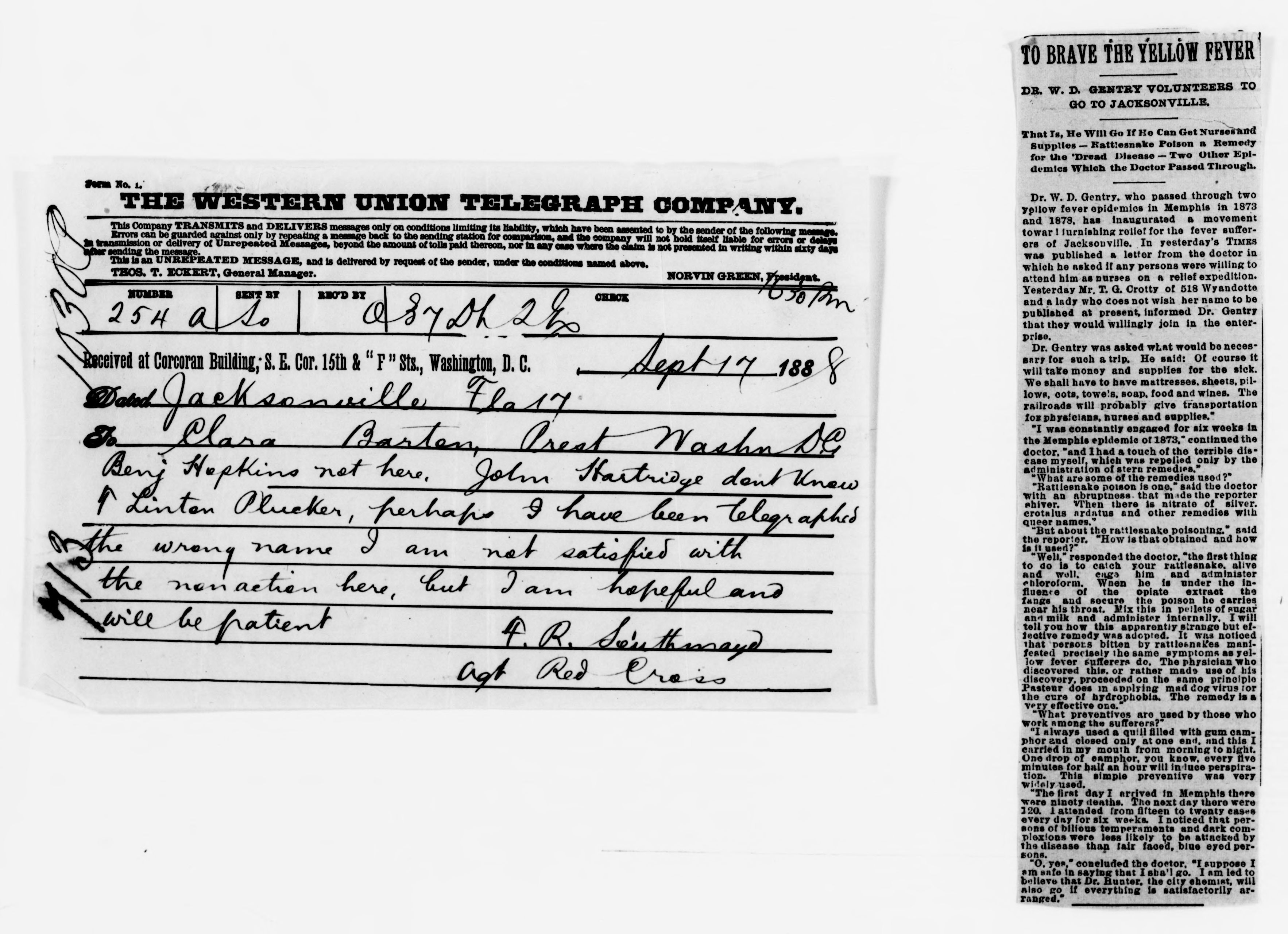 Scanned image of the current content page