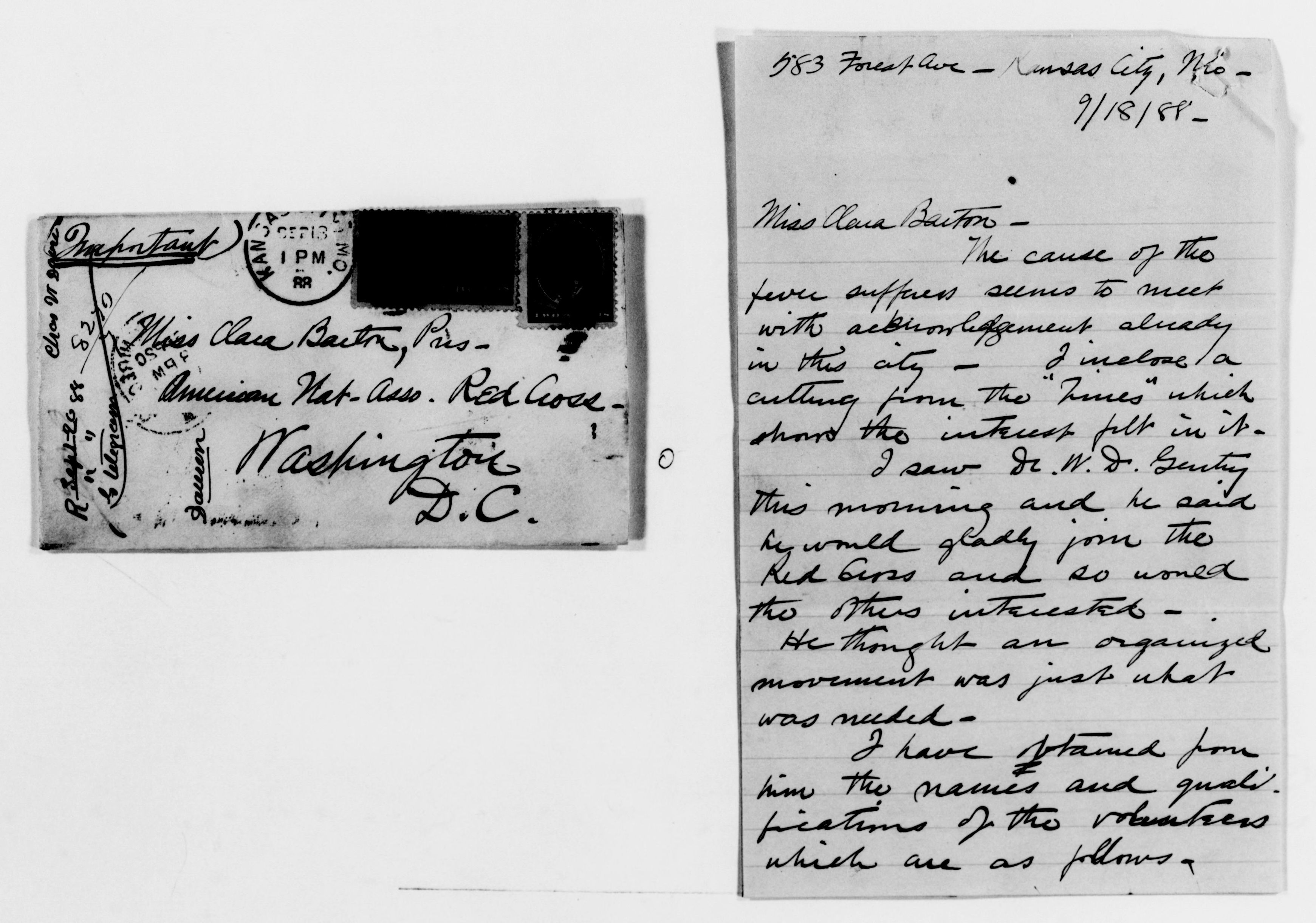 Scanned image of the current content page