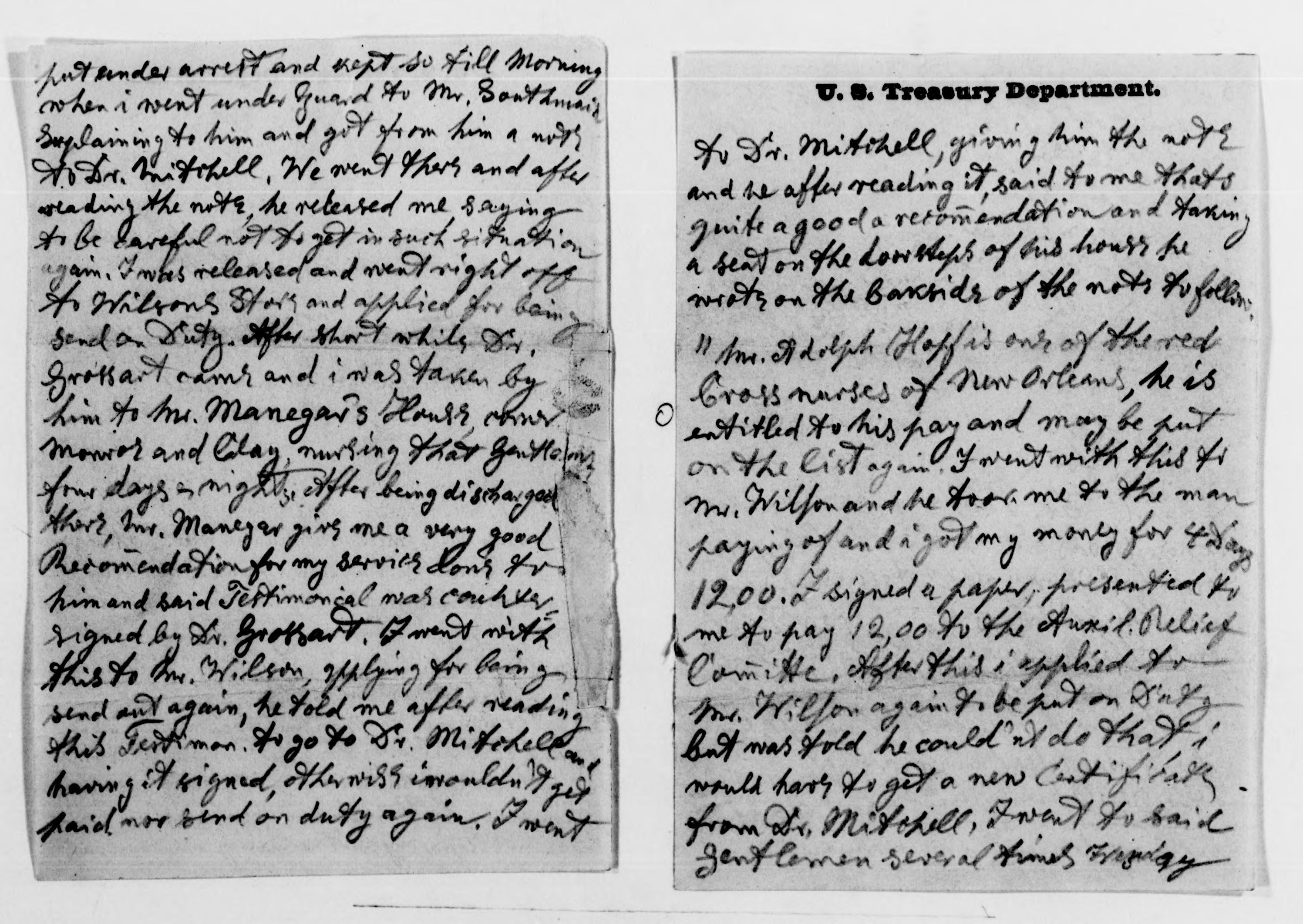 Scanned image of the current content page