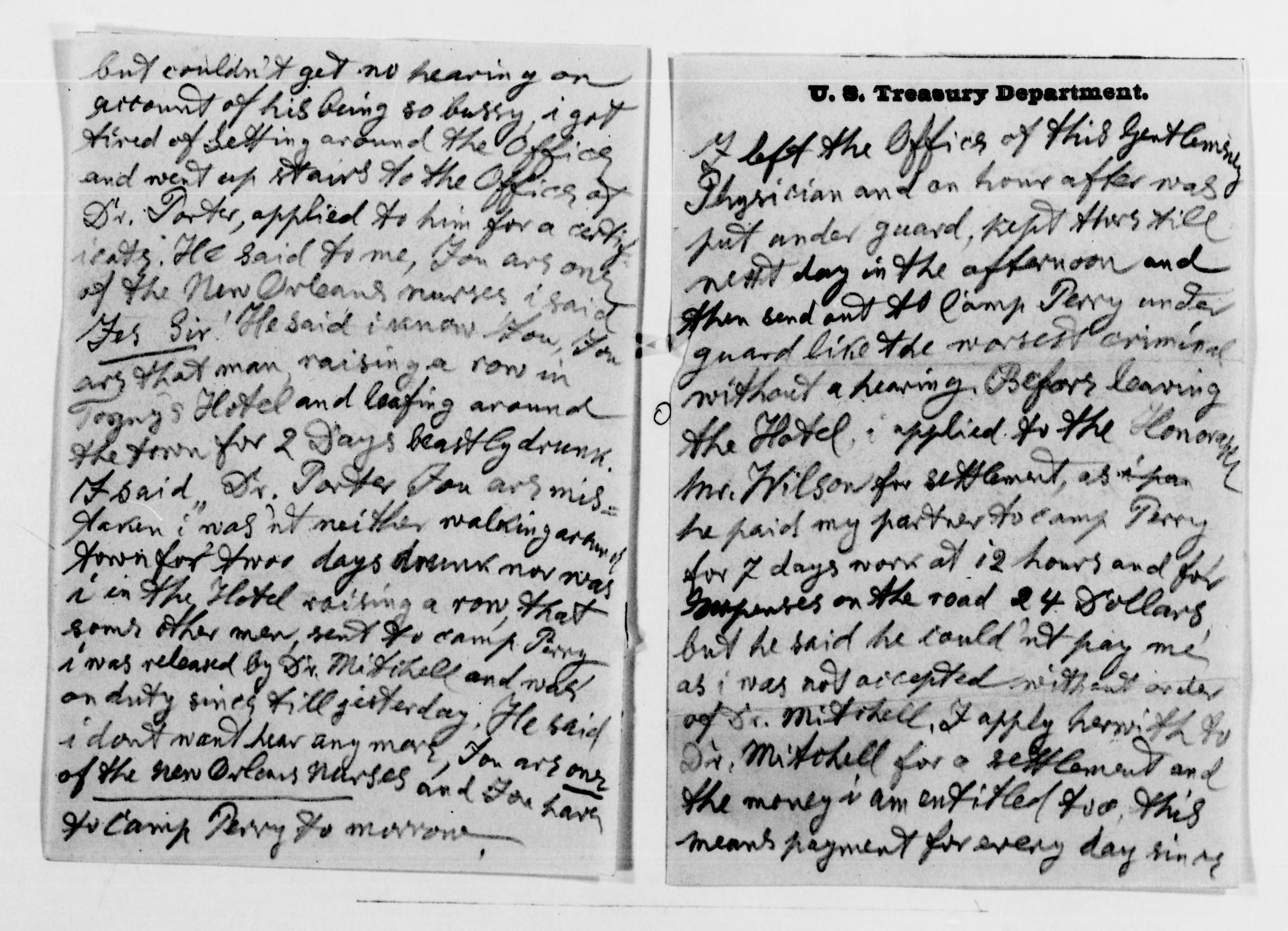 Scanned image of the current content page