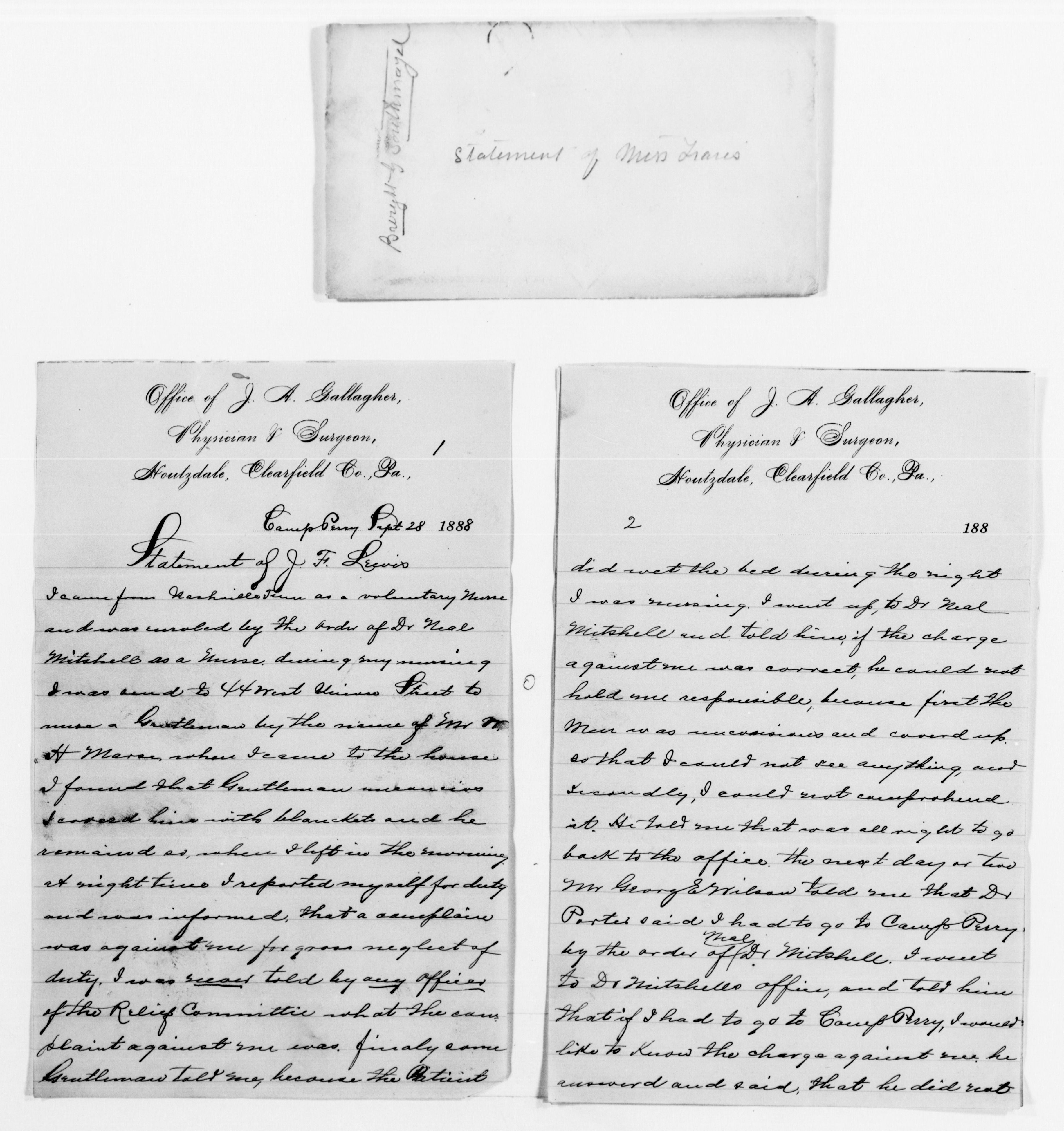 Scanned image of the current content page
