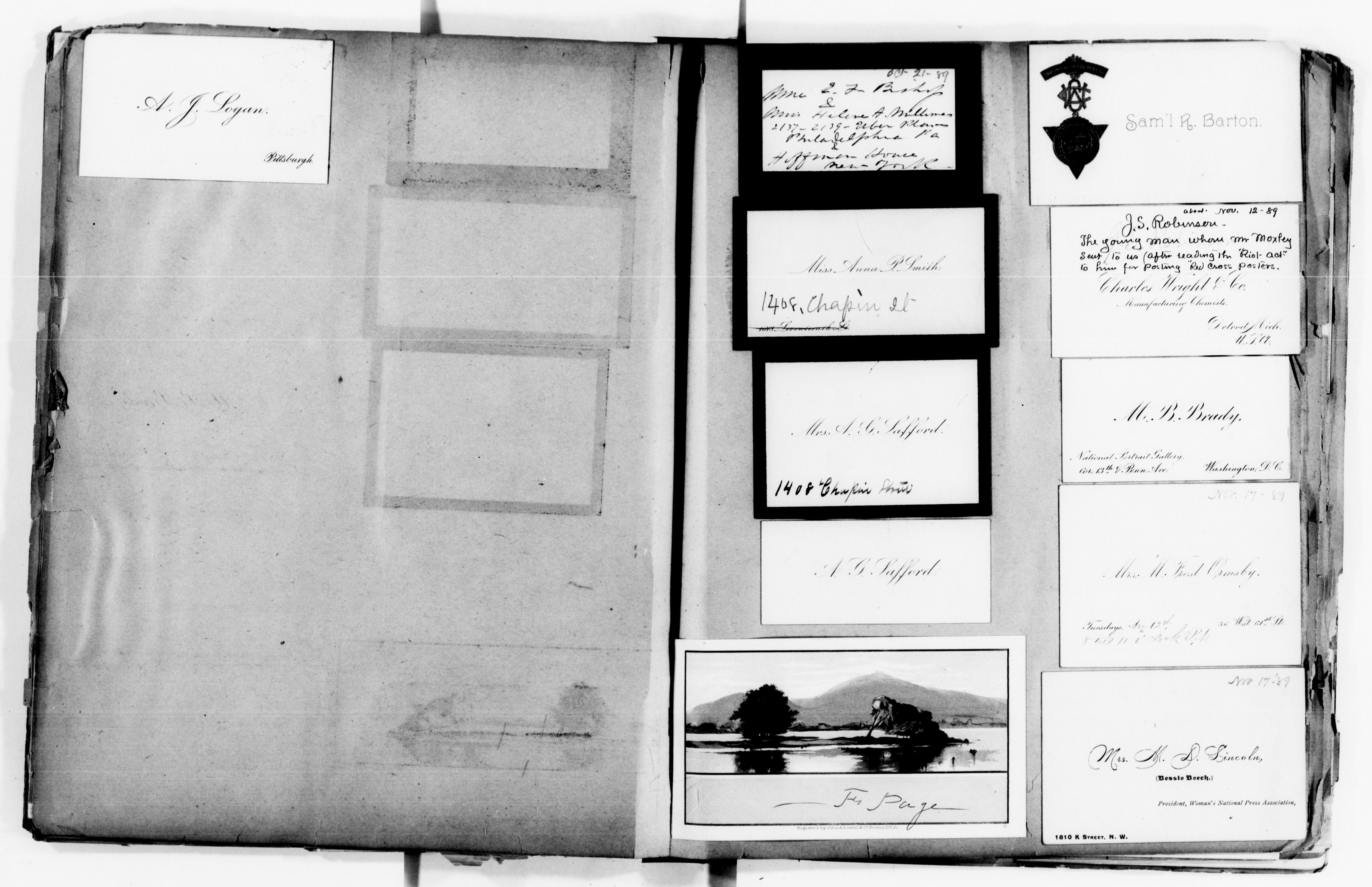 Scanned image of the current content page