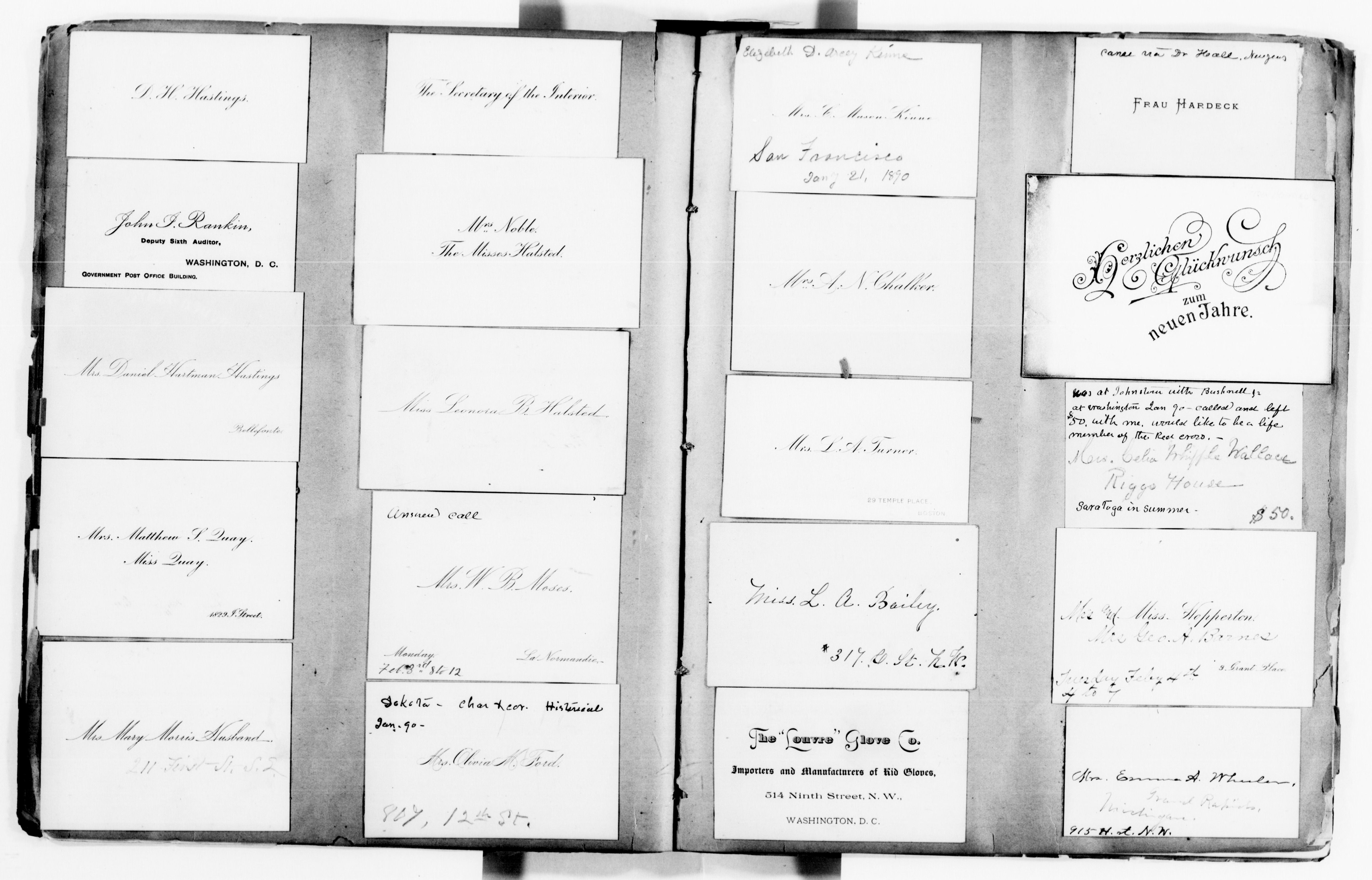 Scanned image of the current content page