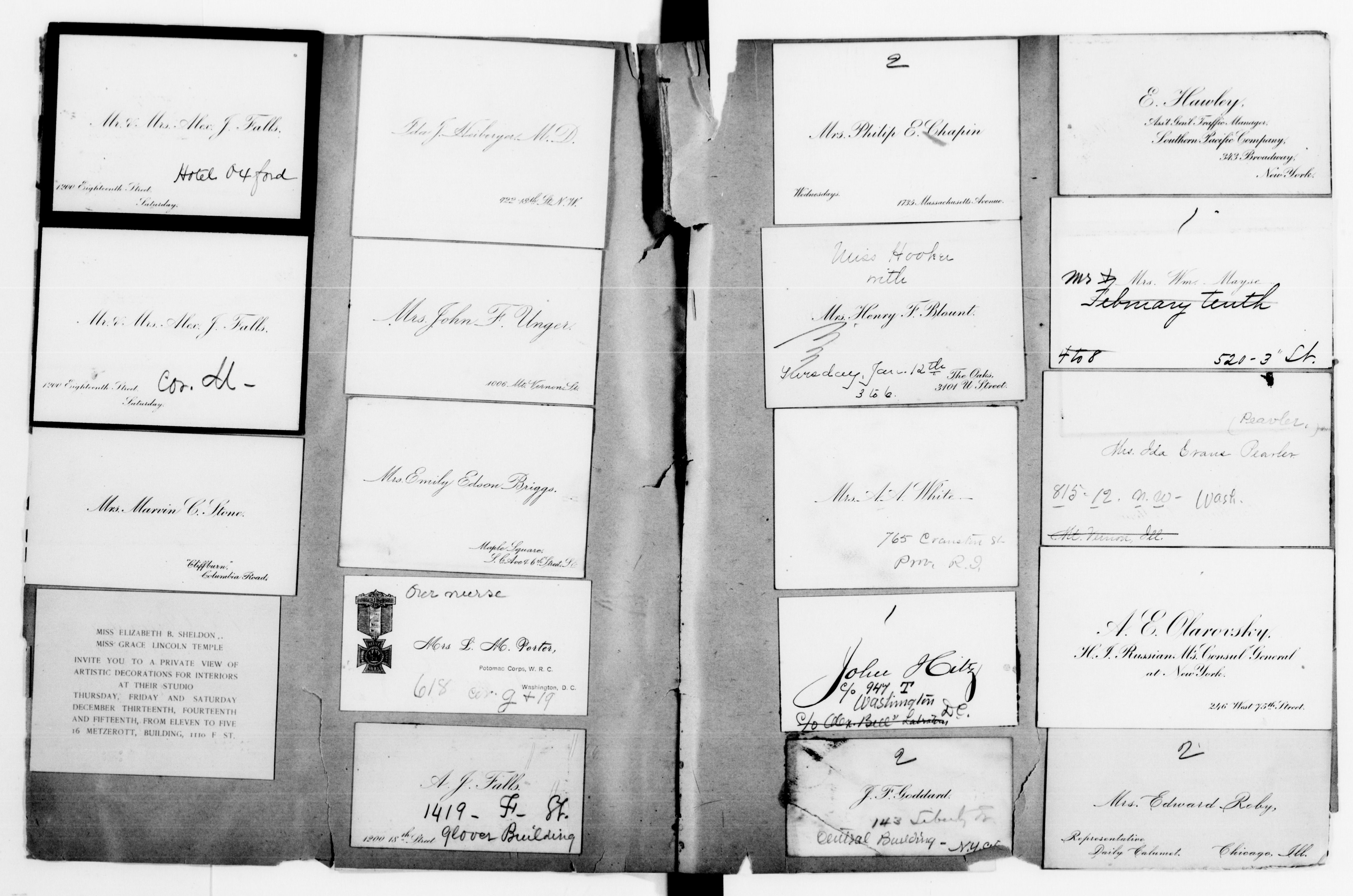 Scanned image of the current content page