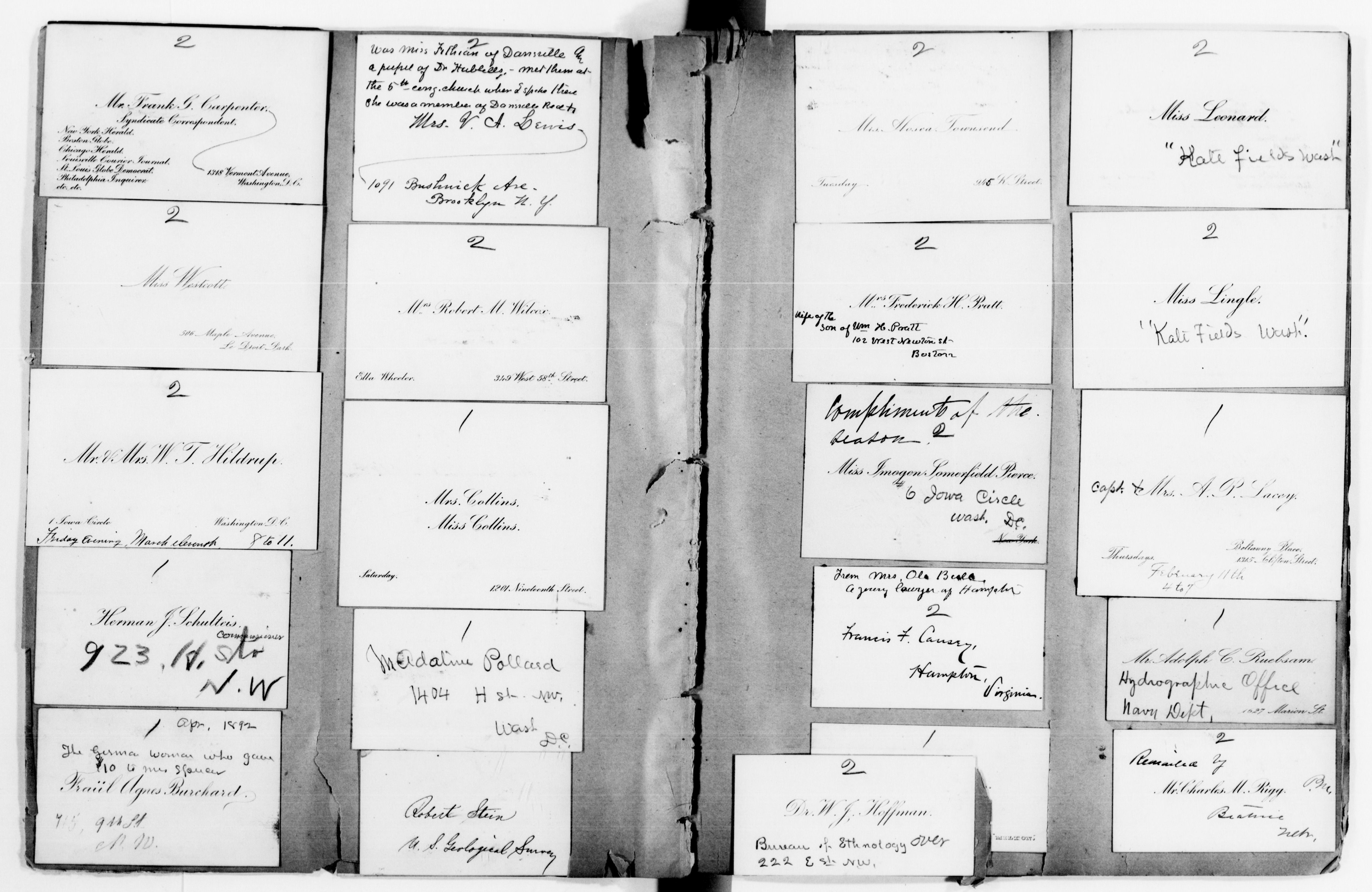 Scanned image of the current content page