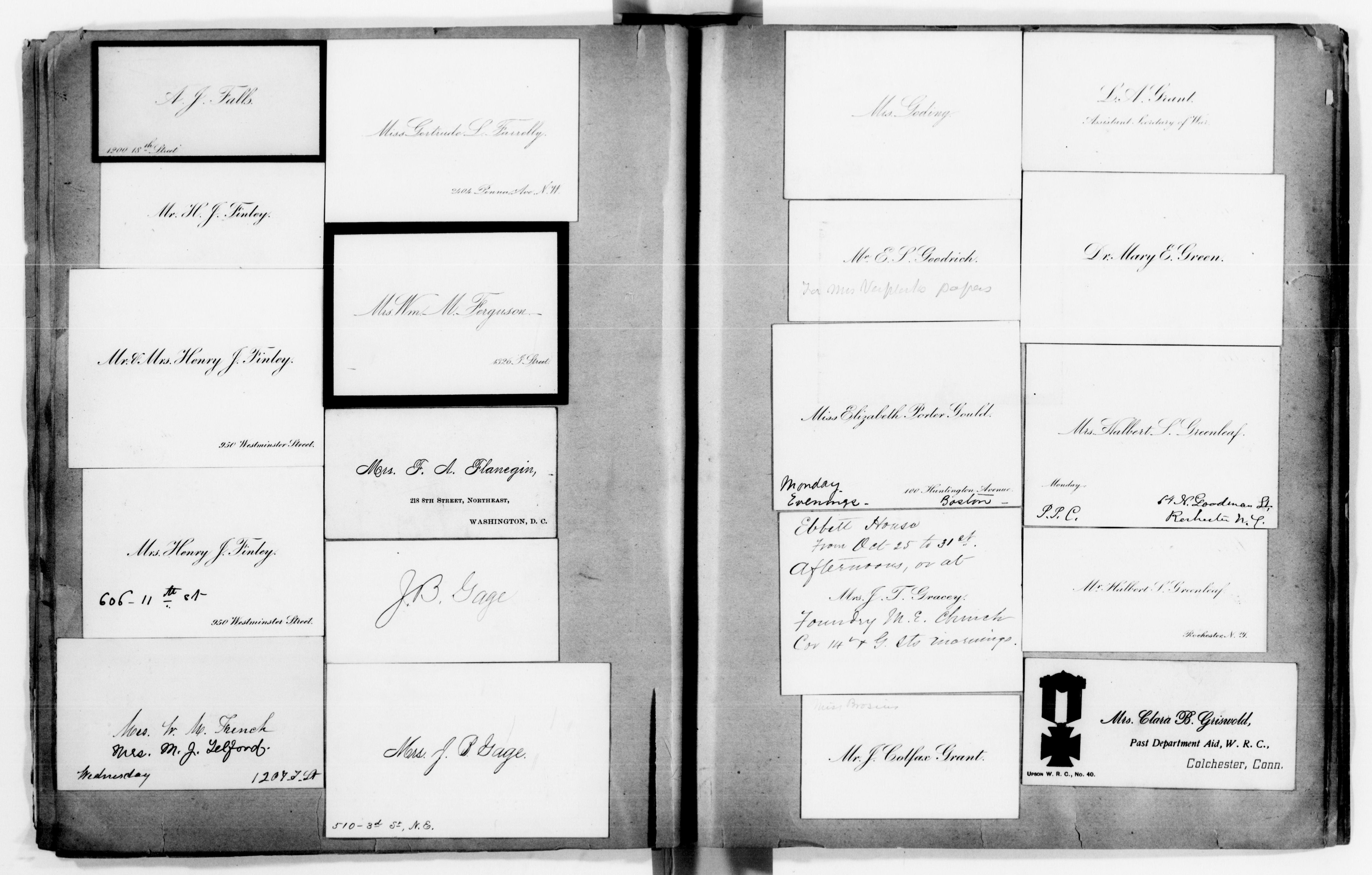 Scanned image of the current content page