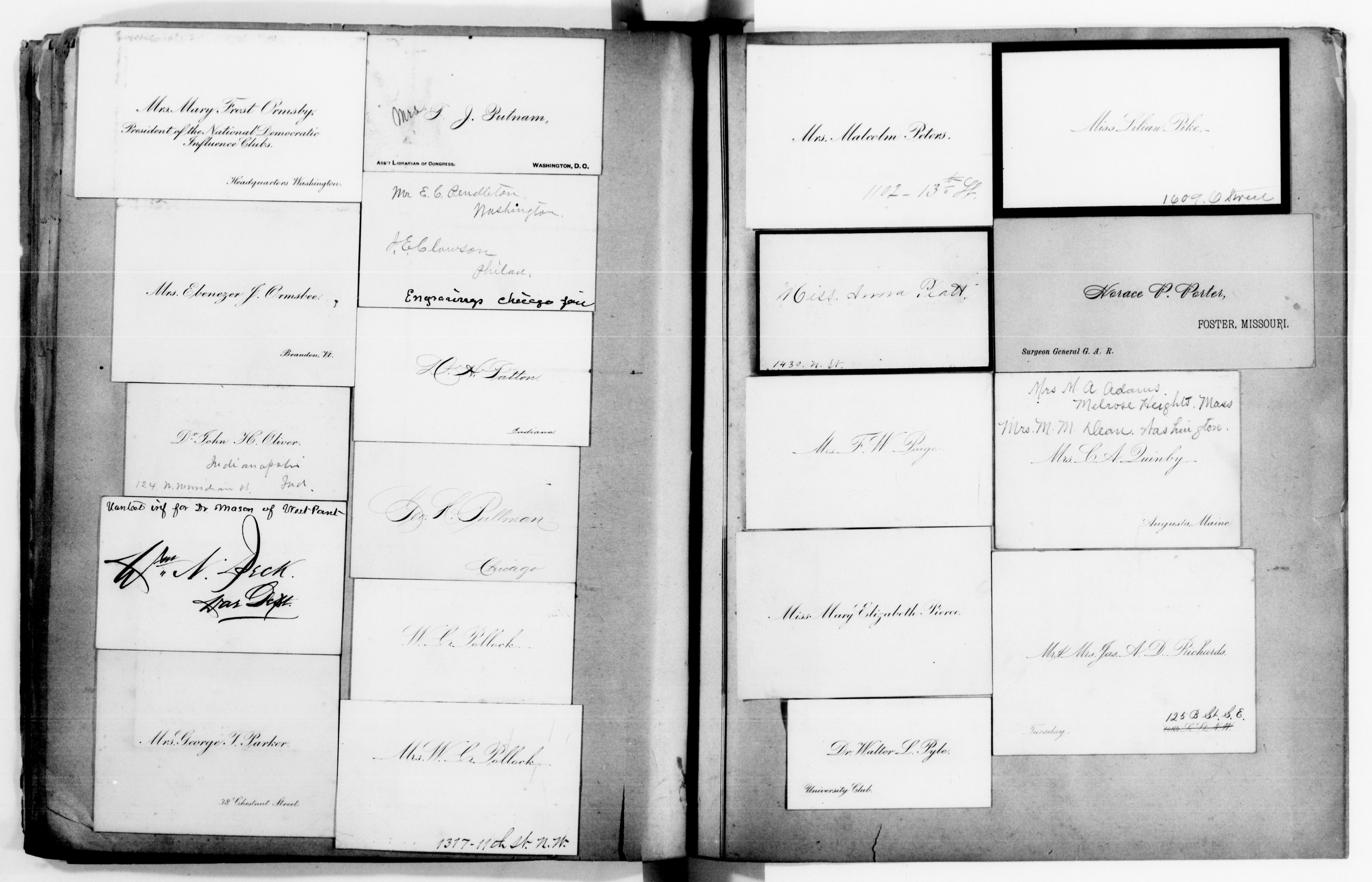 Scanned image of the current content page