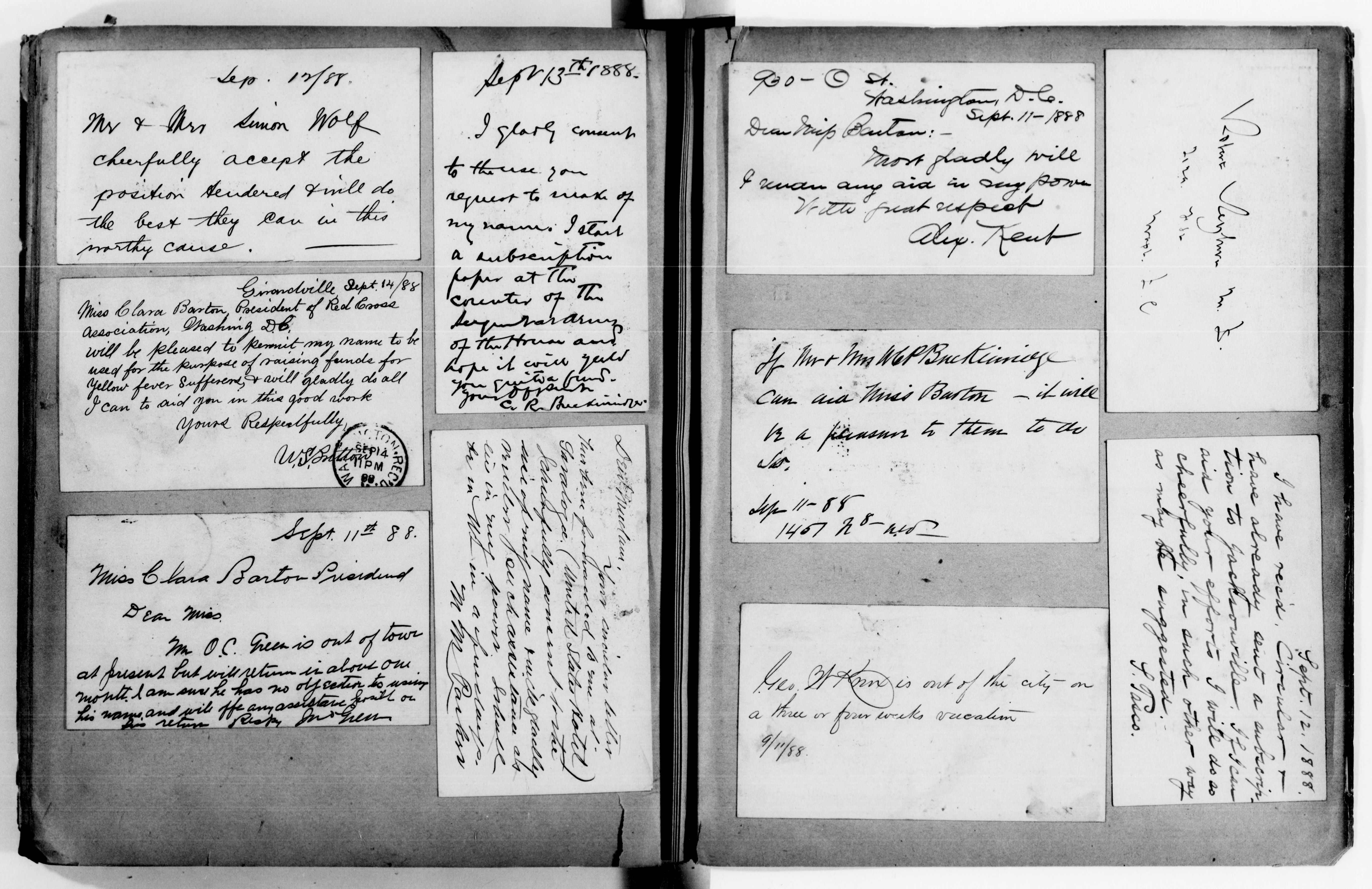 Scanned image of the current content page