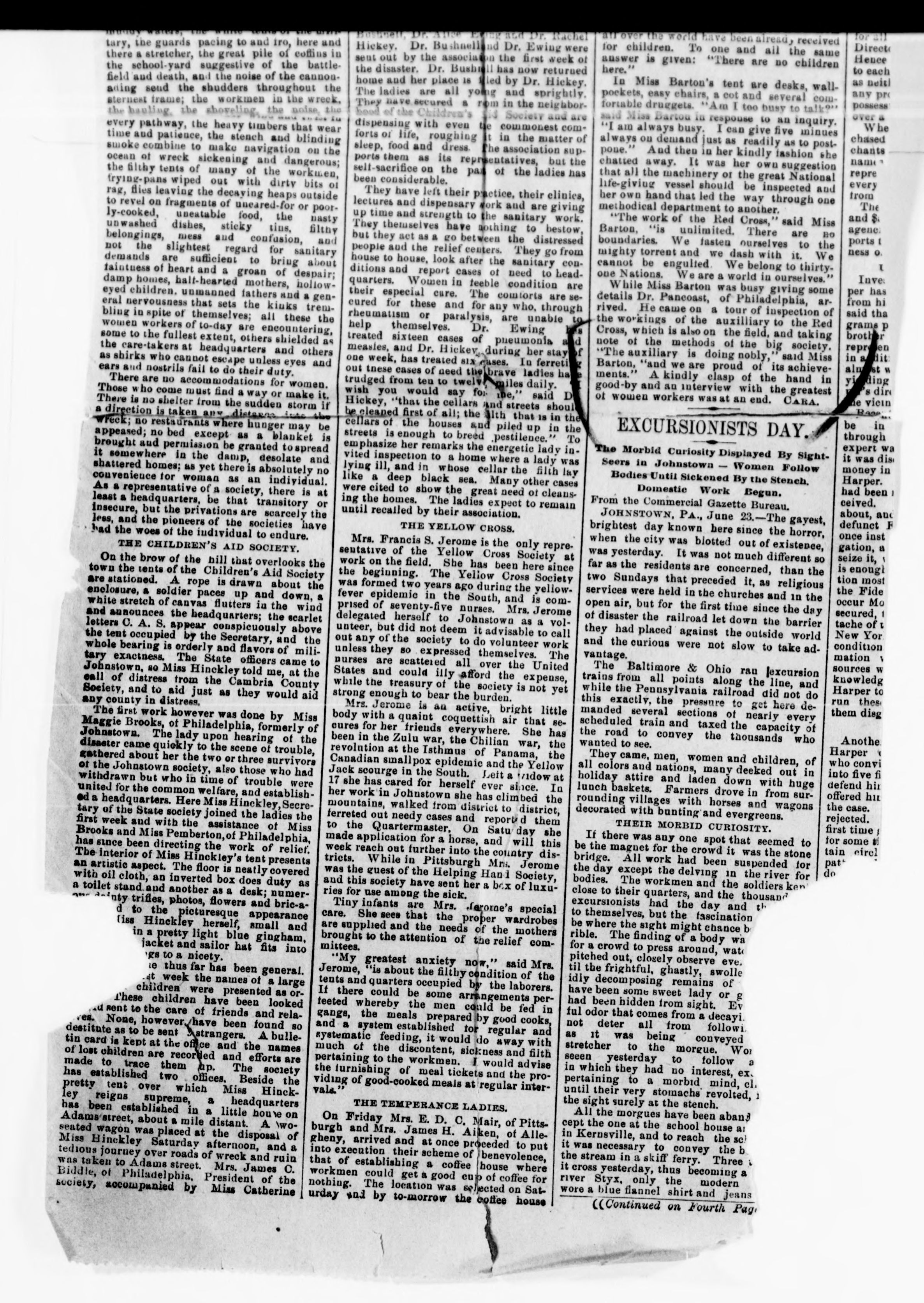 Scanned image of the current content page