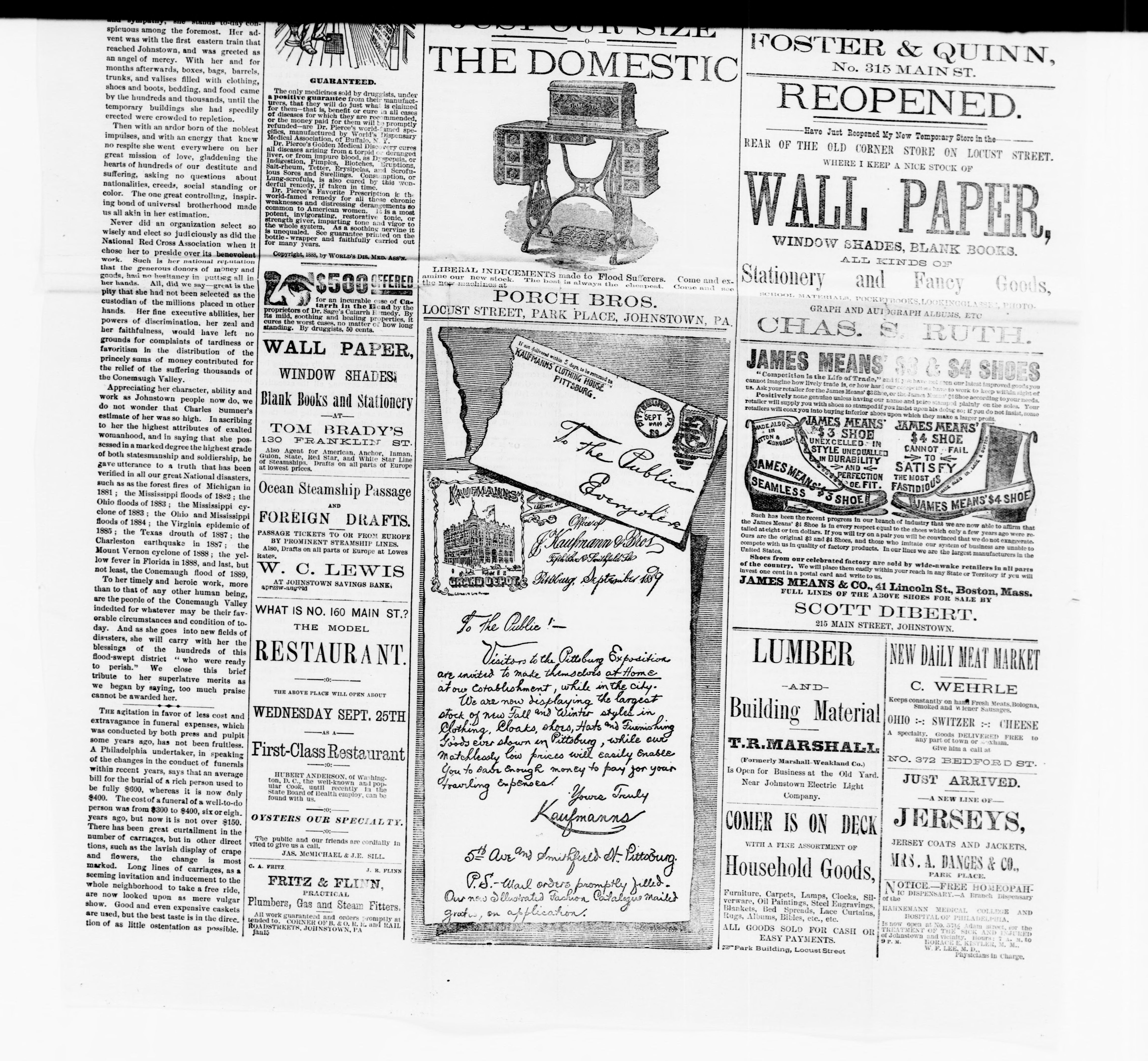 Scanned image of the current content page