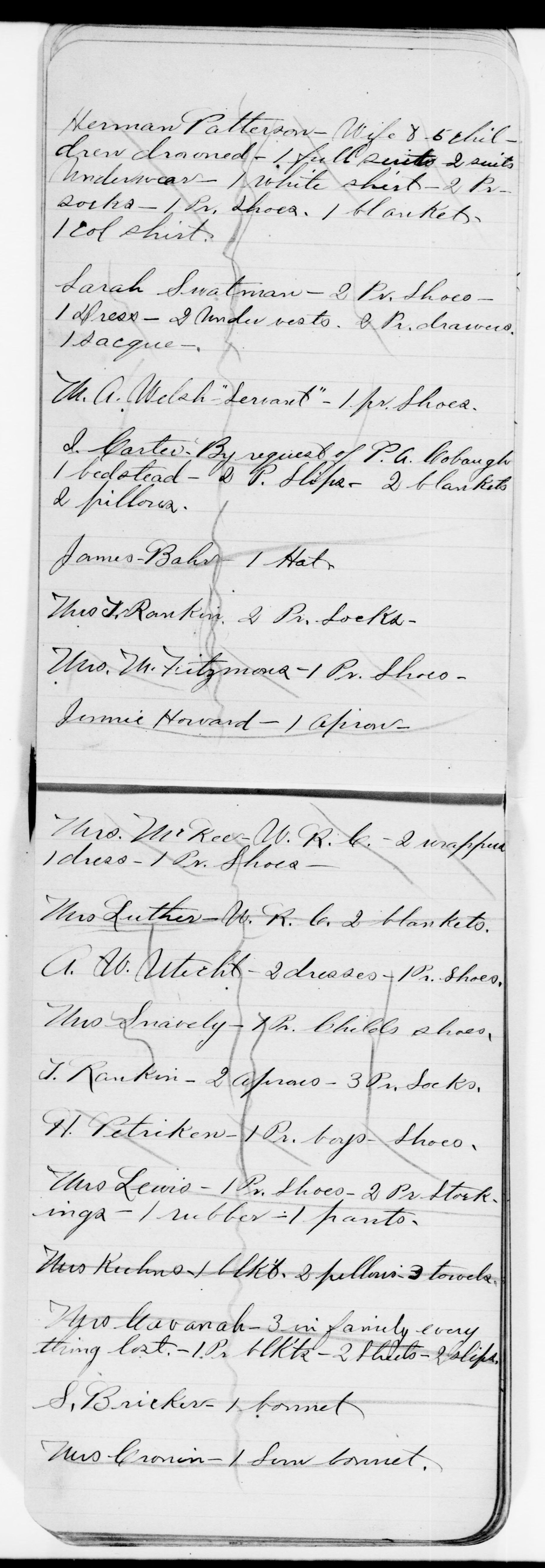 Scanned image of the current content page