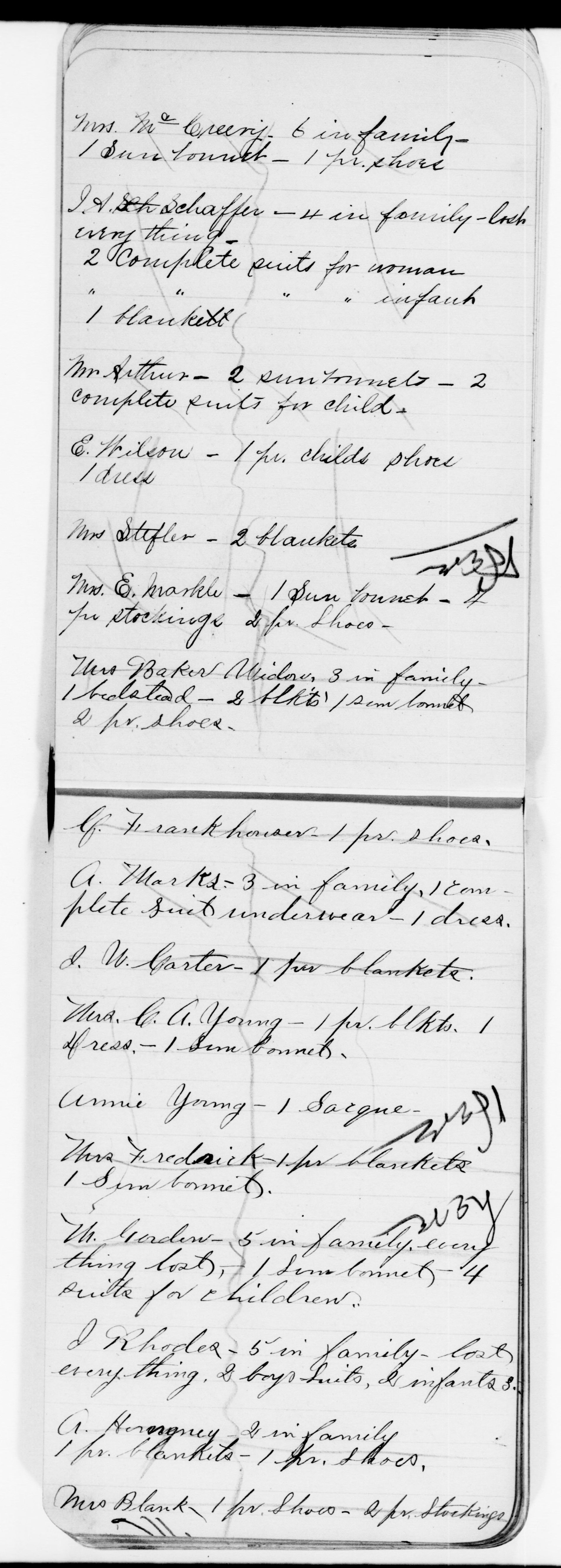 Scanned image of the current content page