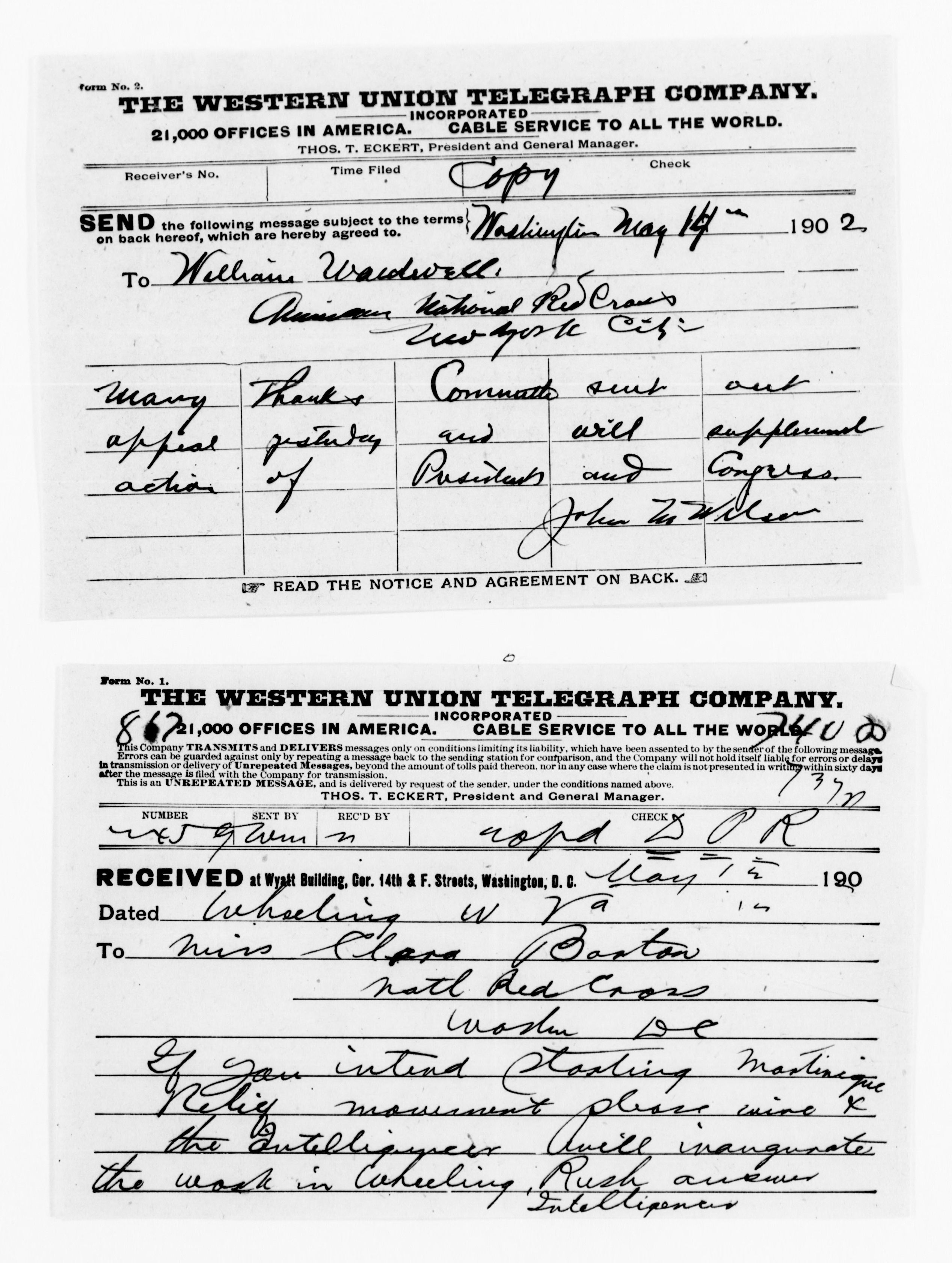 Scanned image of the current content page
