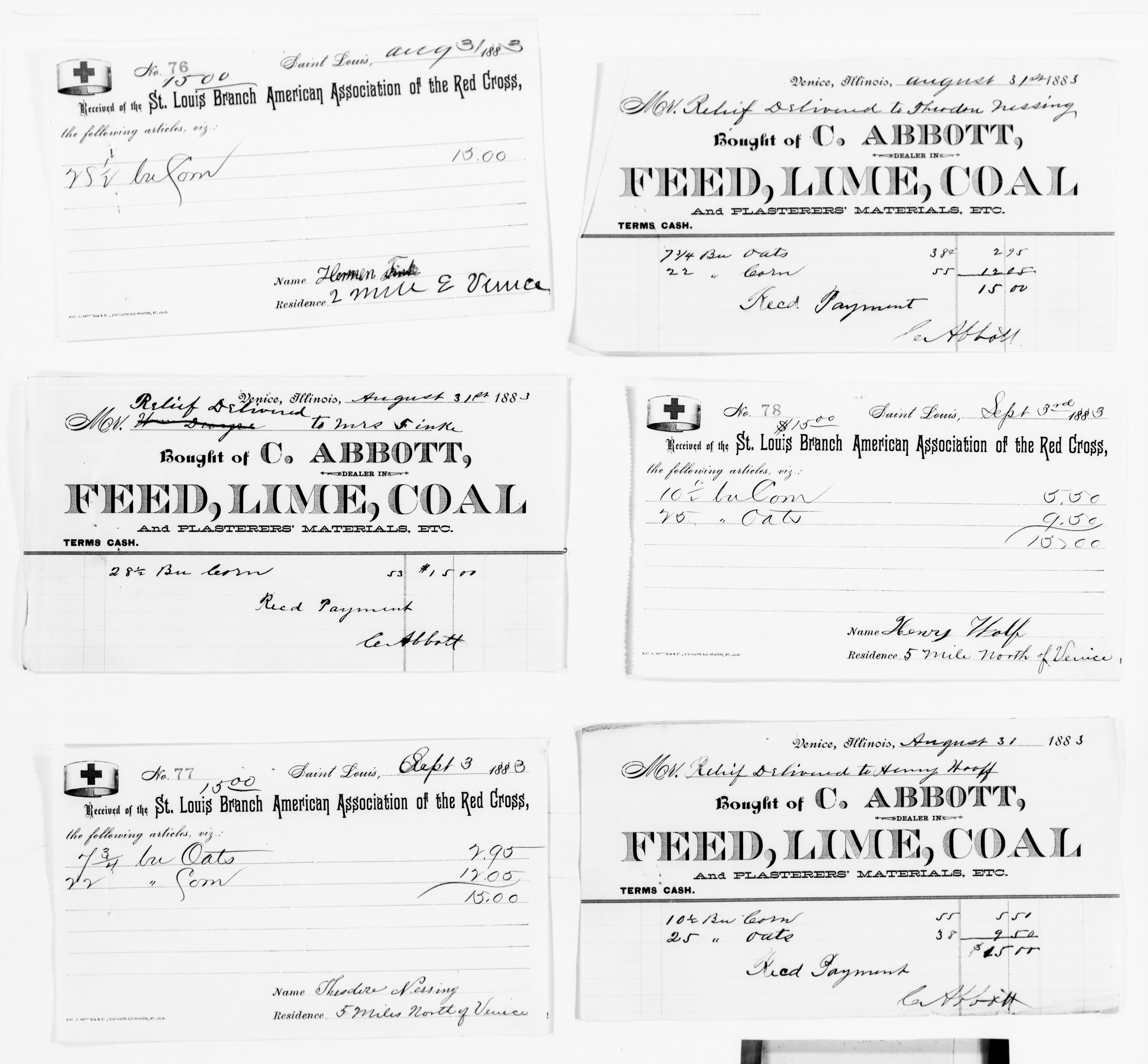 Scanned image of the current content page