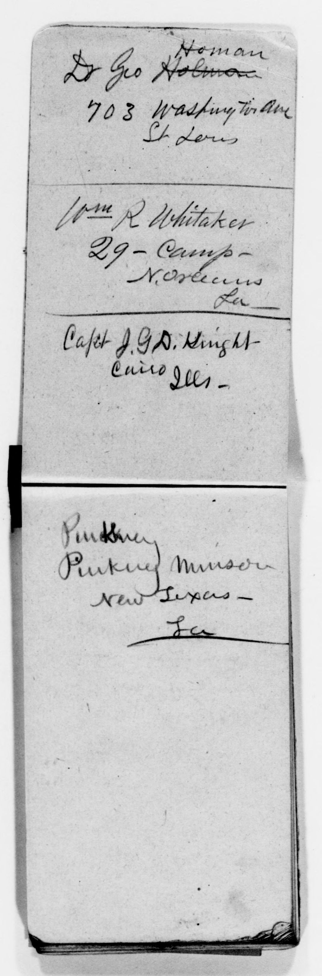 Scanned image of the current content page