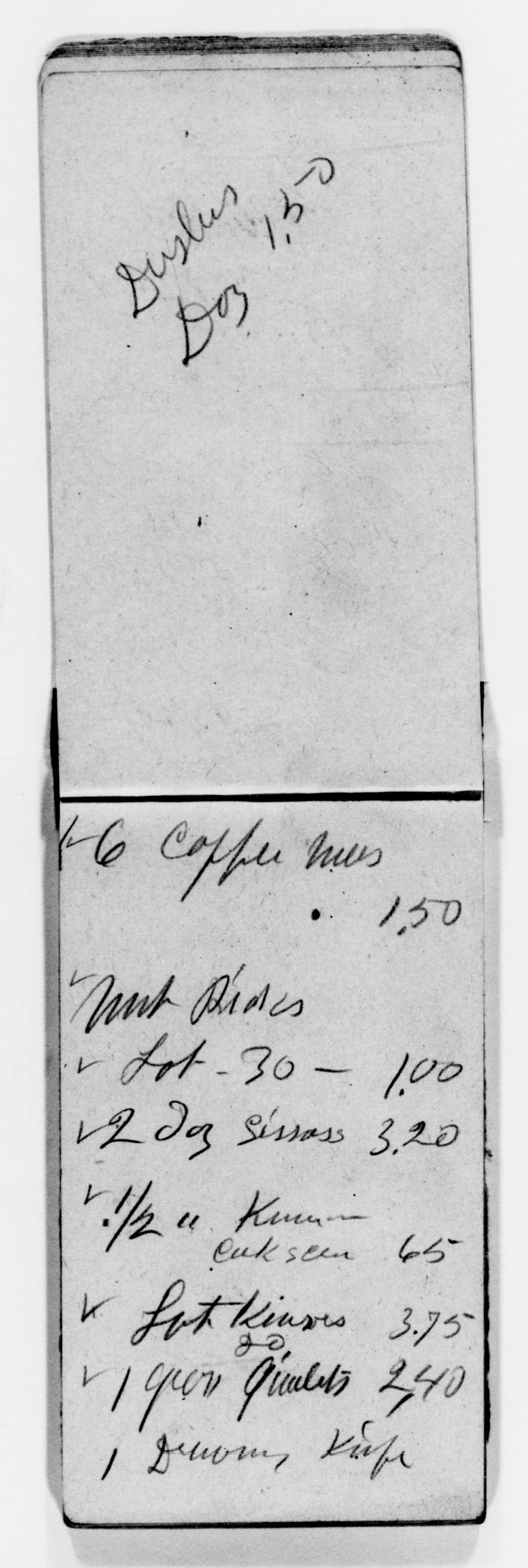 Scanned image of the current content page