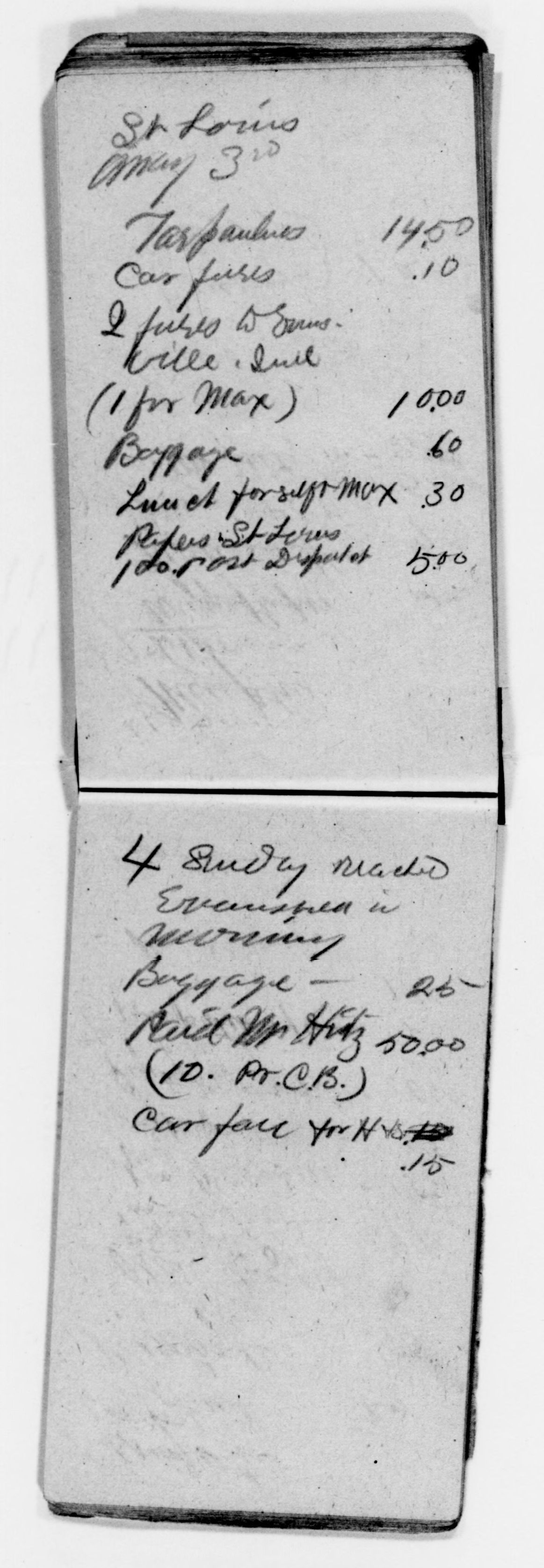 Scanned image of the current content page