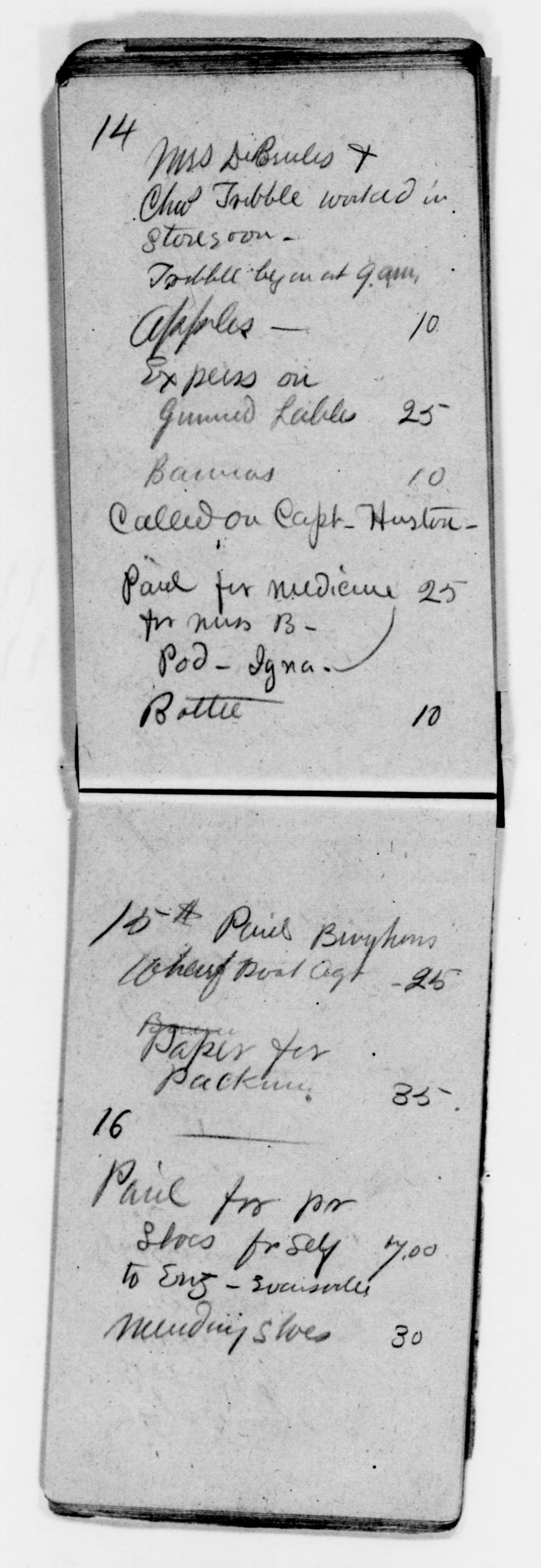 Scanned image of the current content page