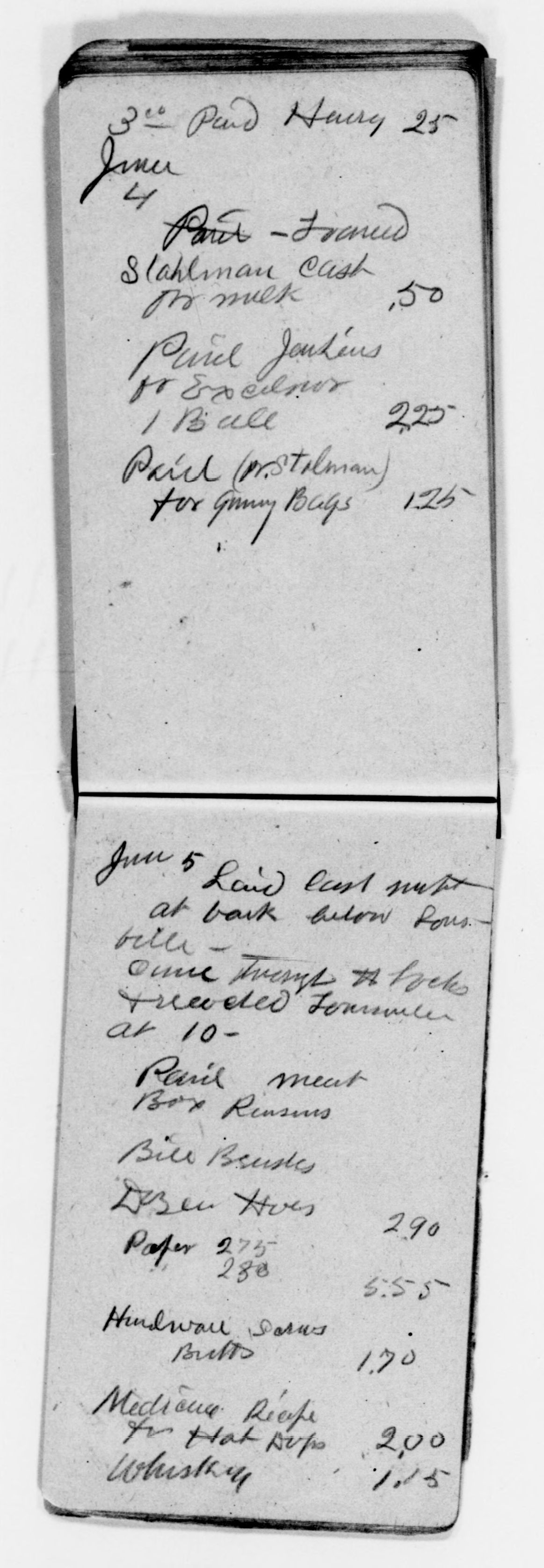 Scanned image of the current content page