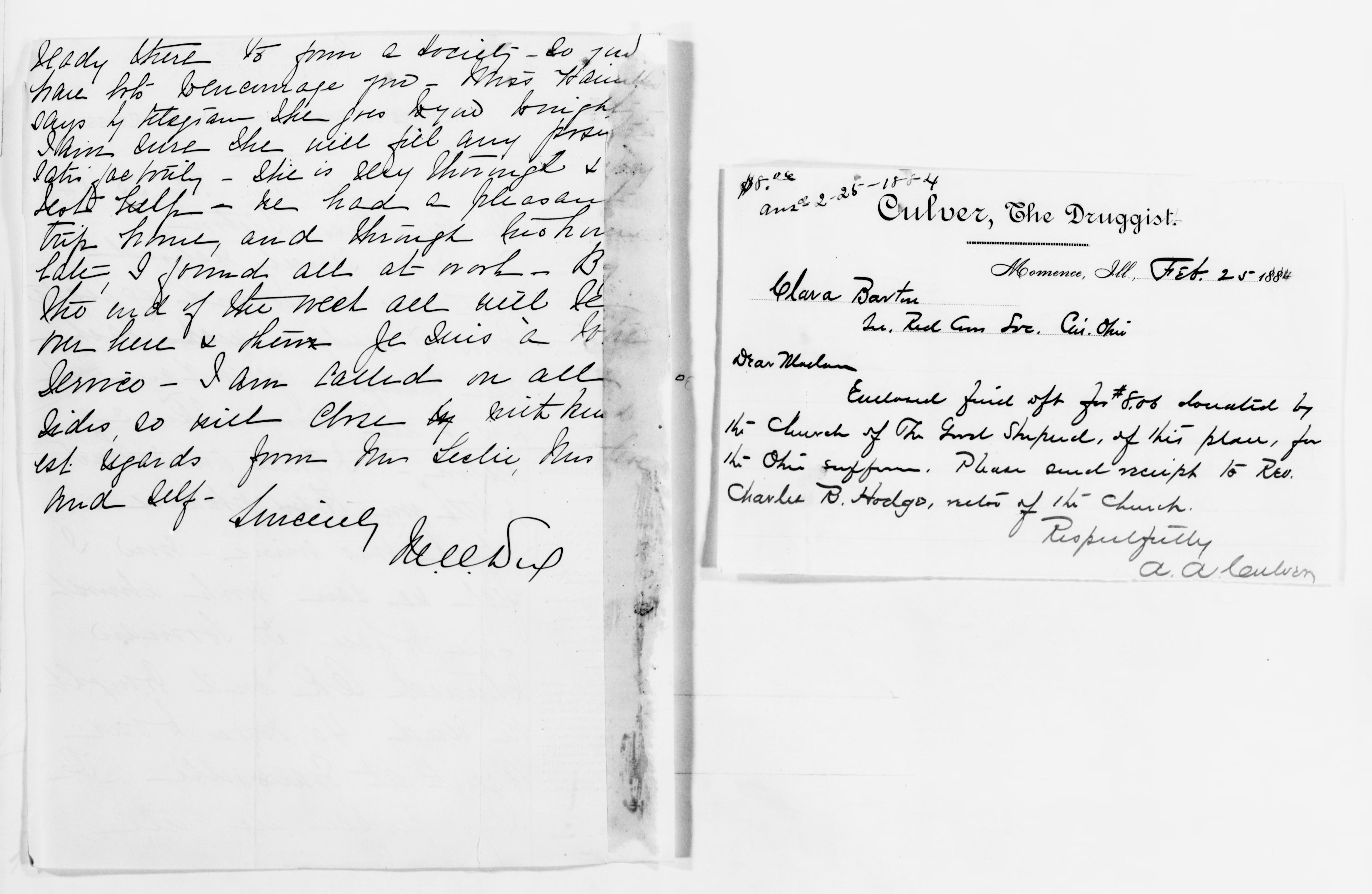 Scanned image of the current content page