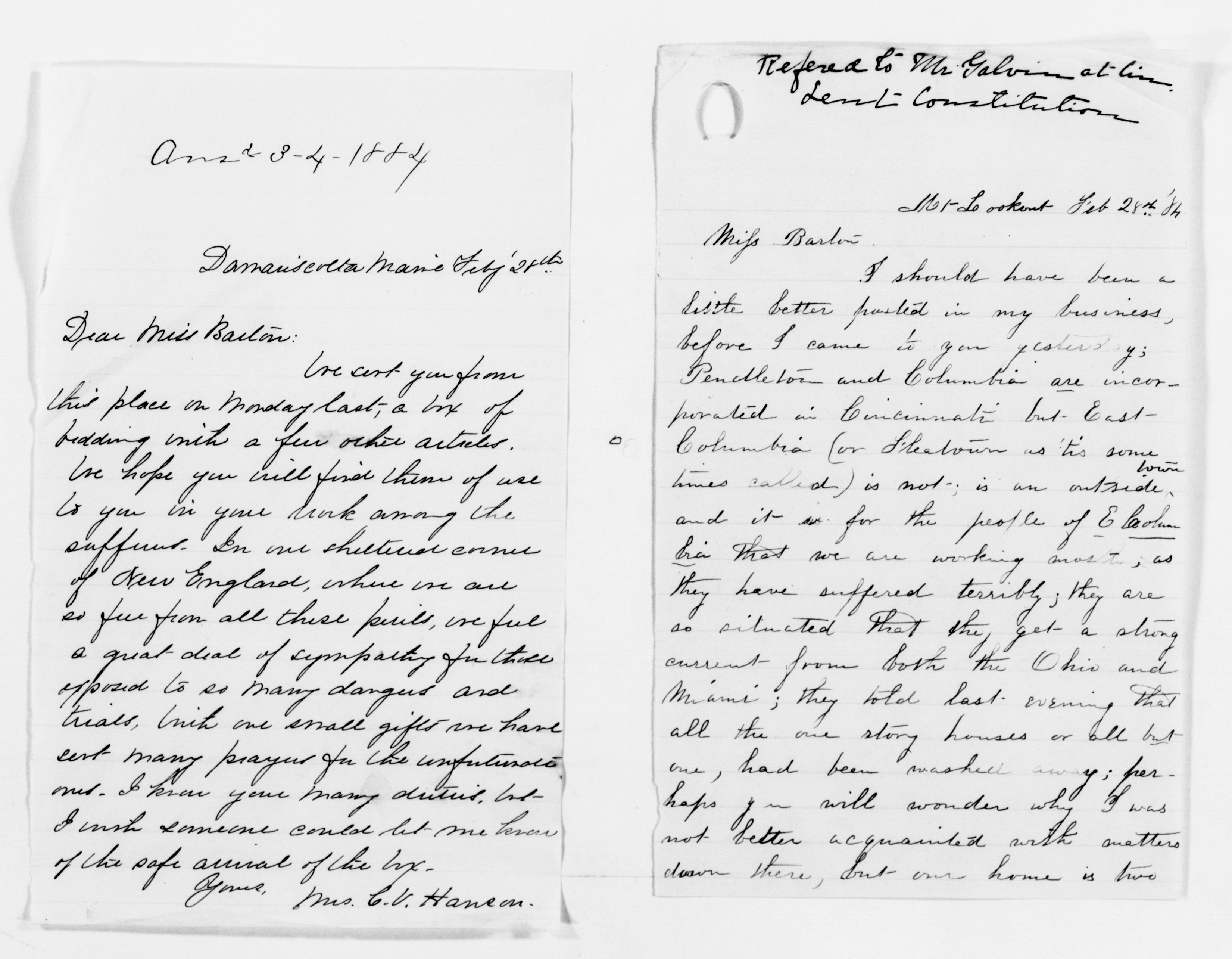 Scanned image of the current content page