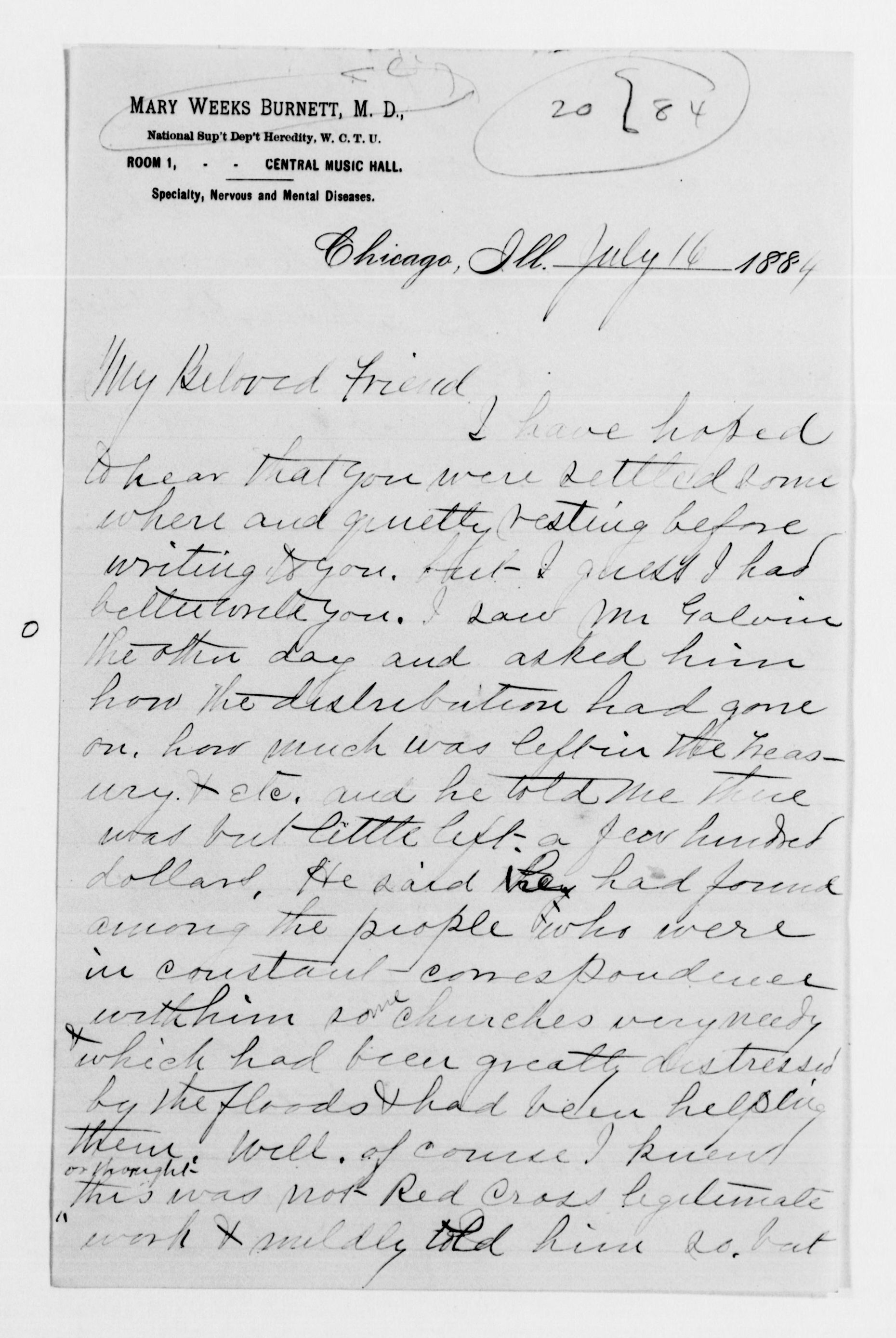 Scanned image of the current content page