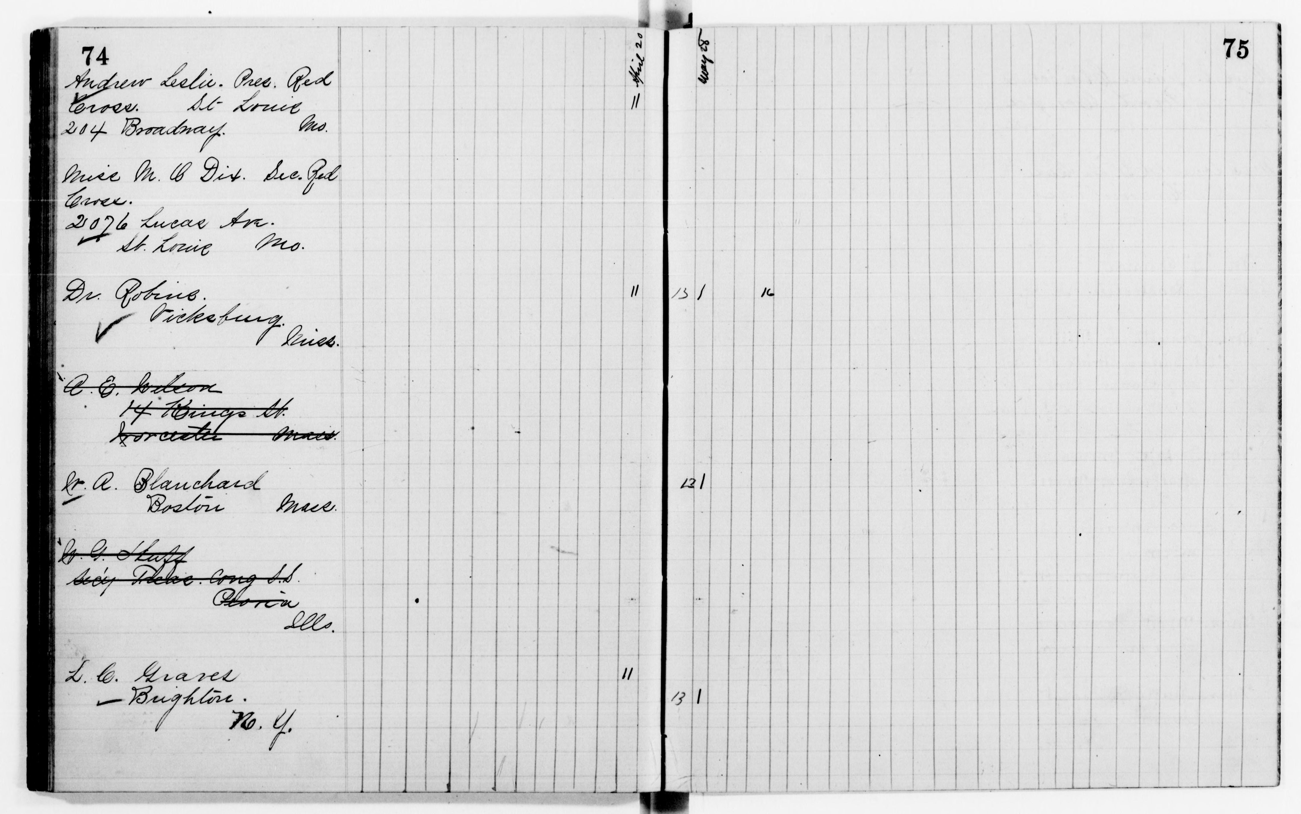 Scanned image of the current content page