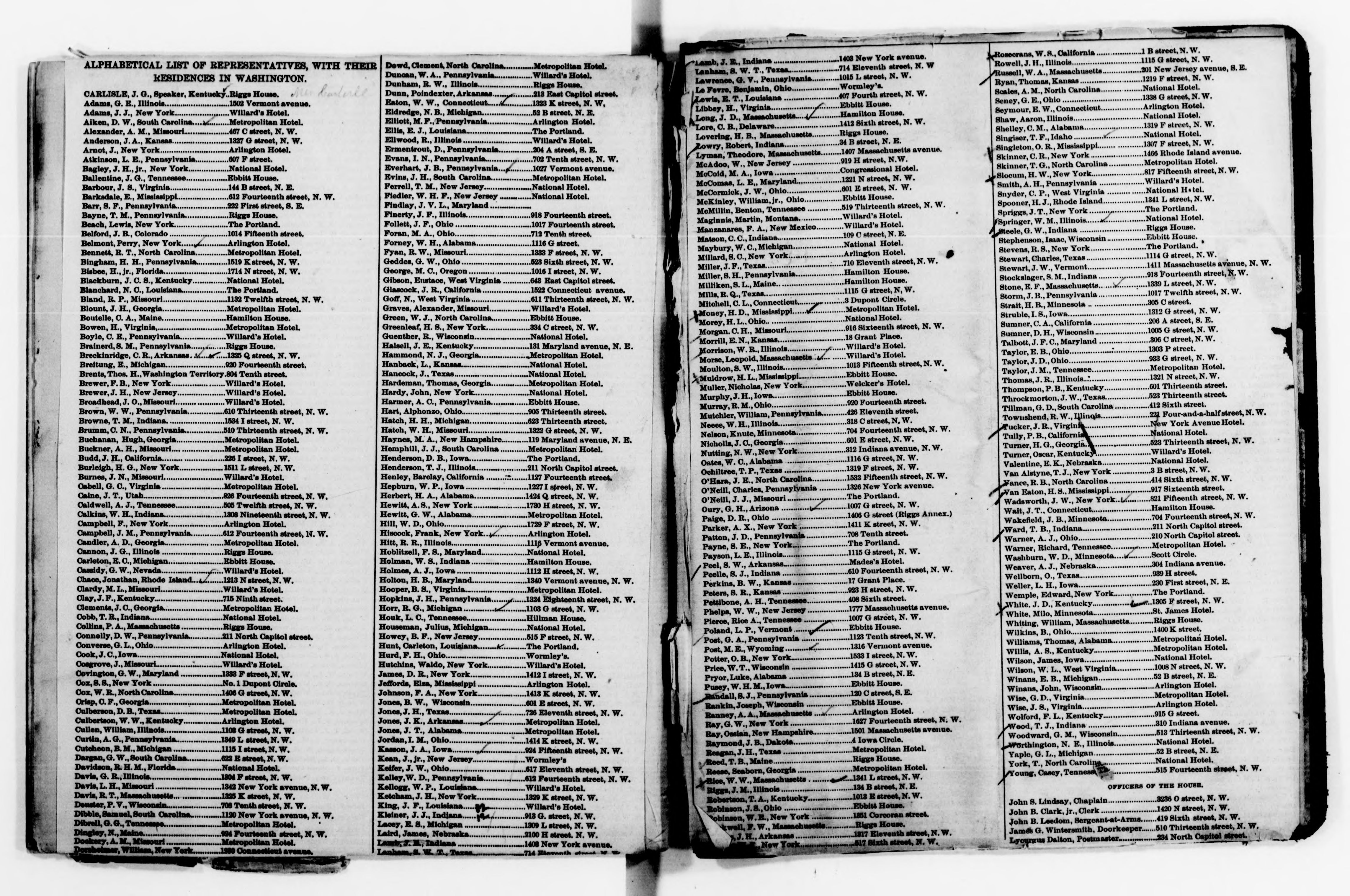 Scanned image of the current content page