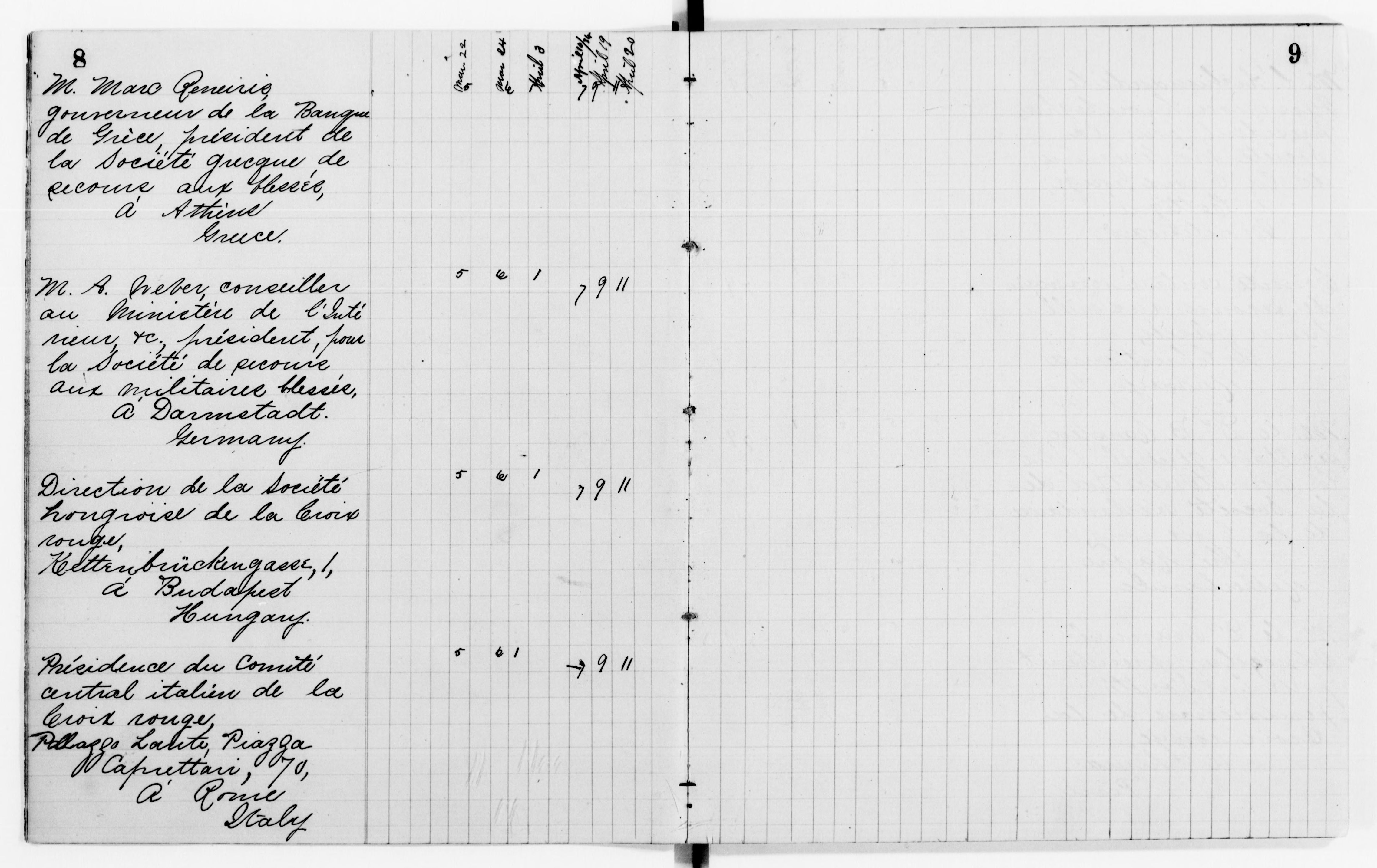 Scanned image of the current content page