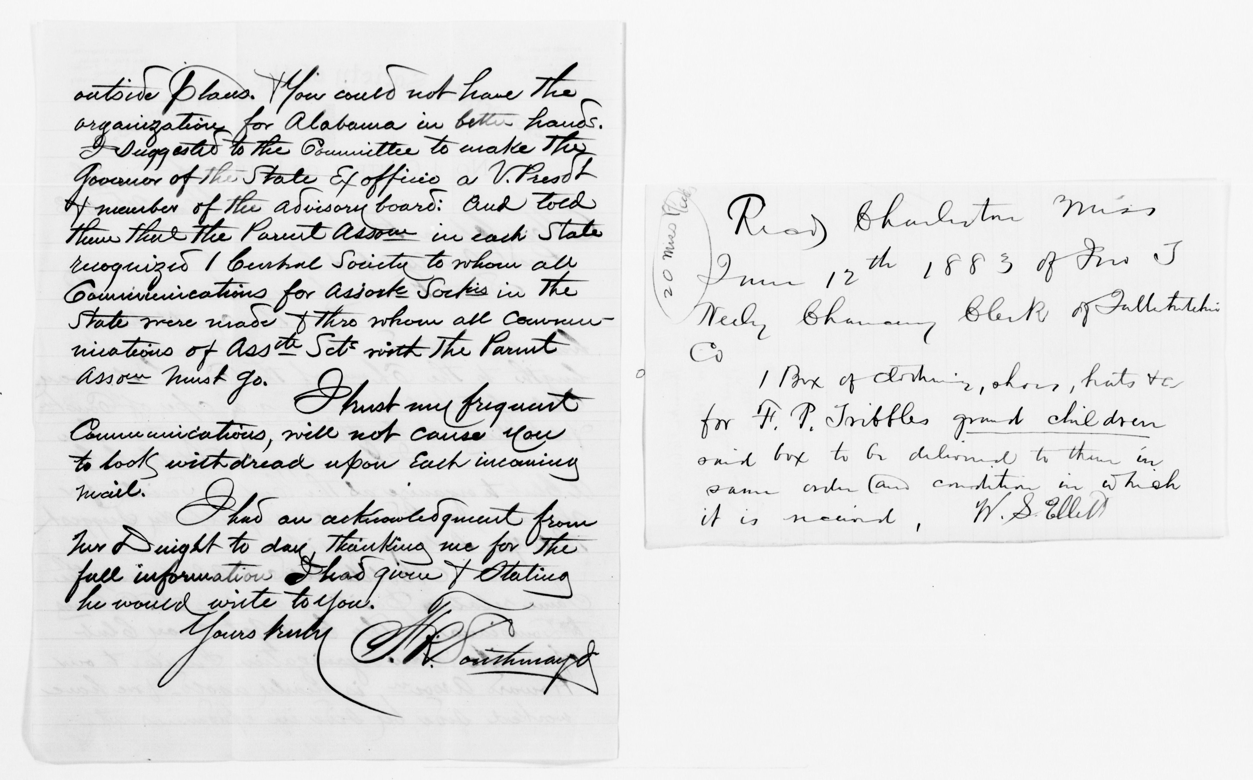 Scanned image of the current content page