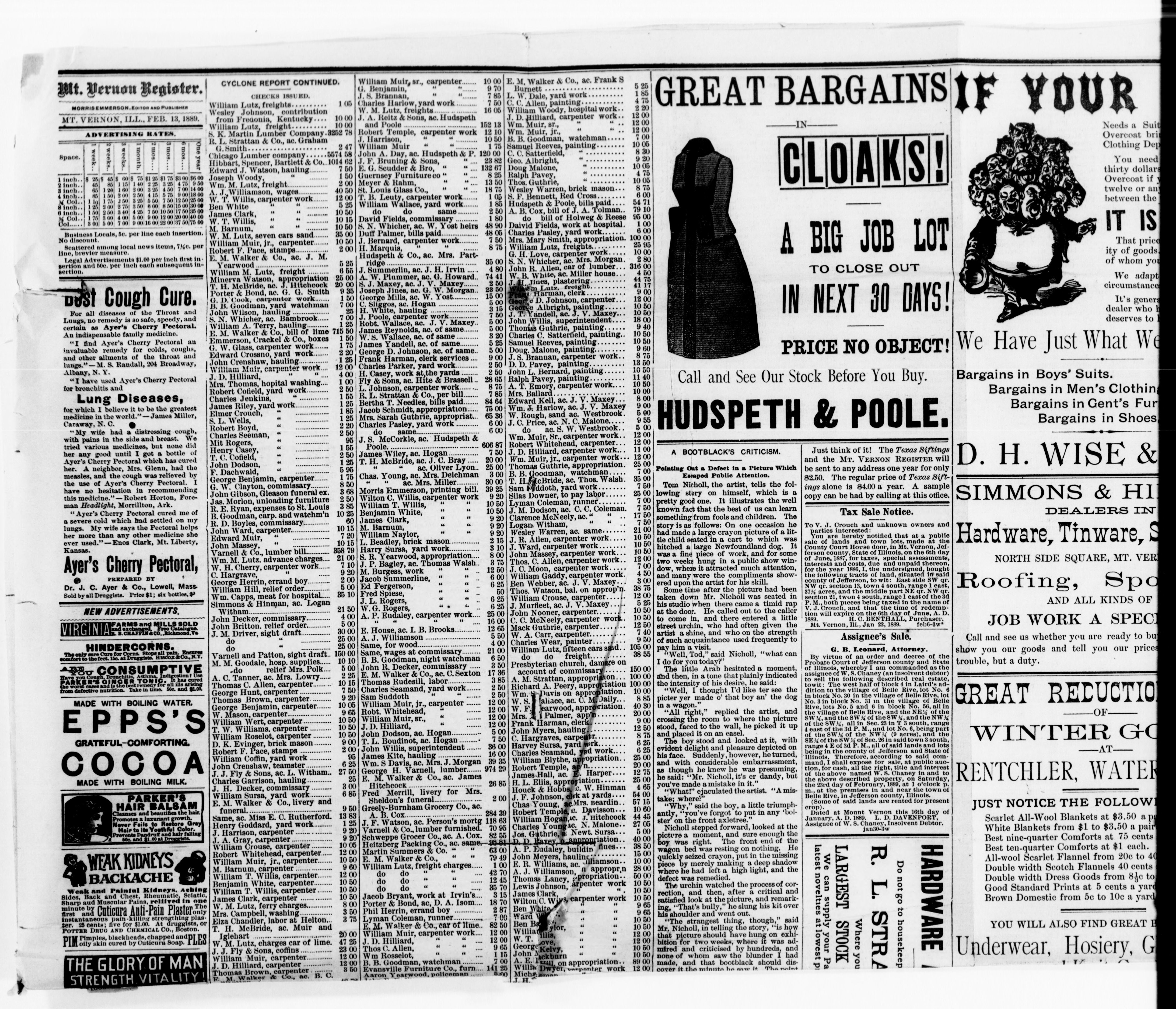 Scanned image of the current content page