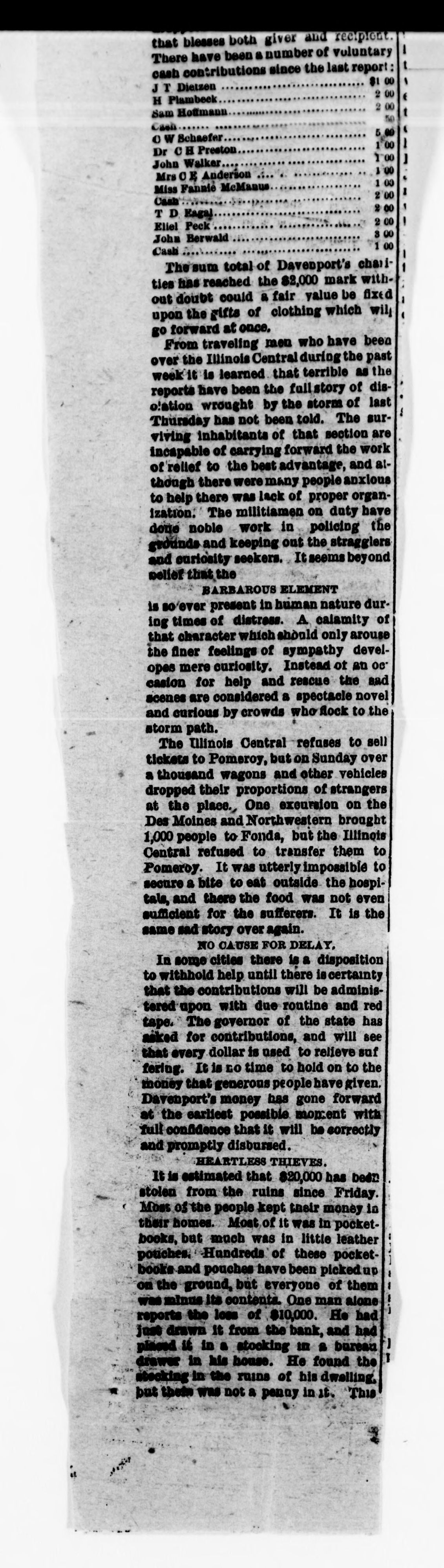 Scanned image of the current content page