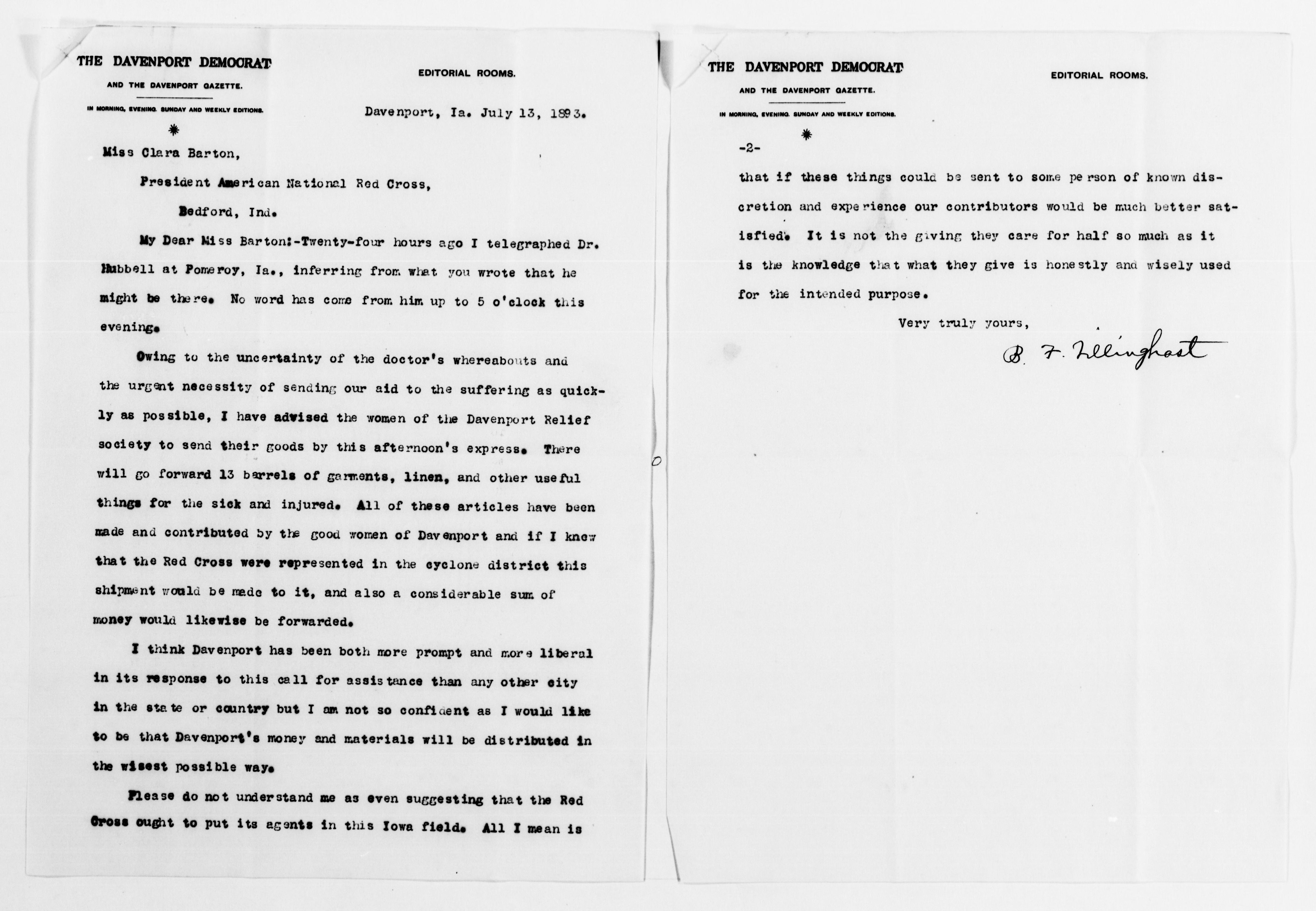 Scanned image of the current content page