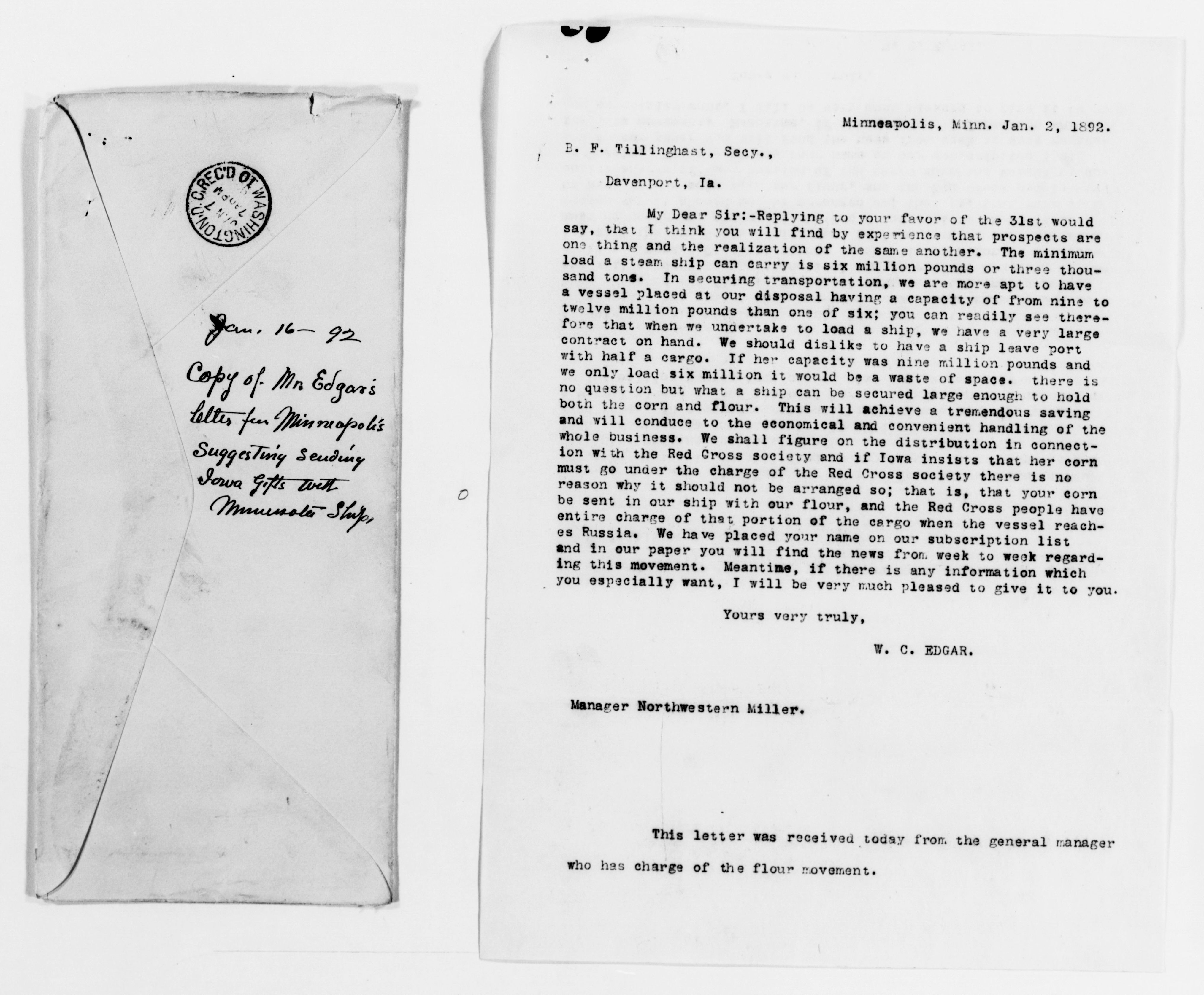 Scanned image of the current content page