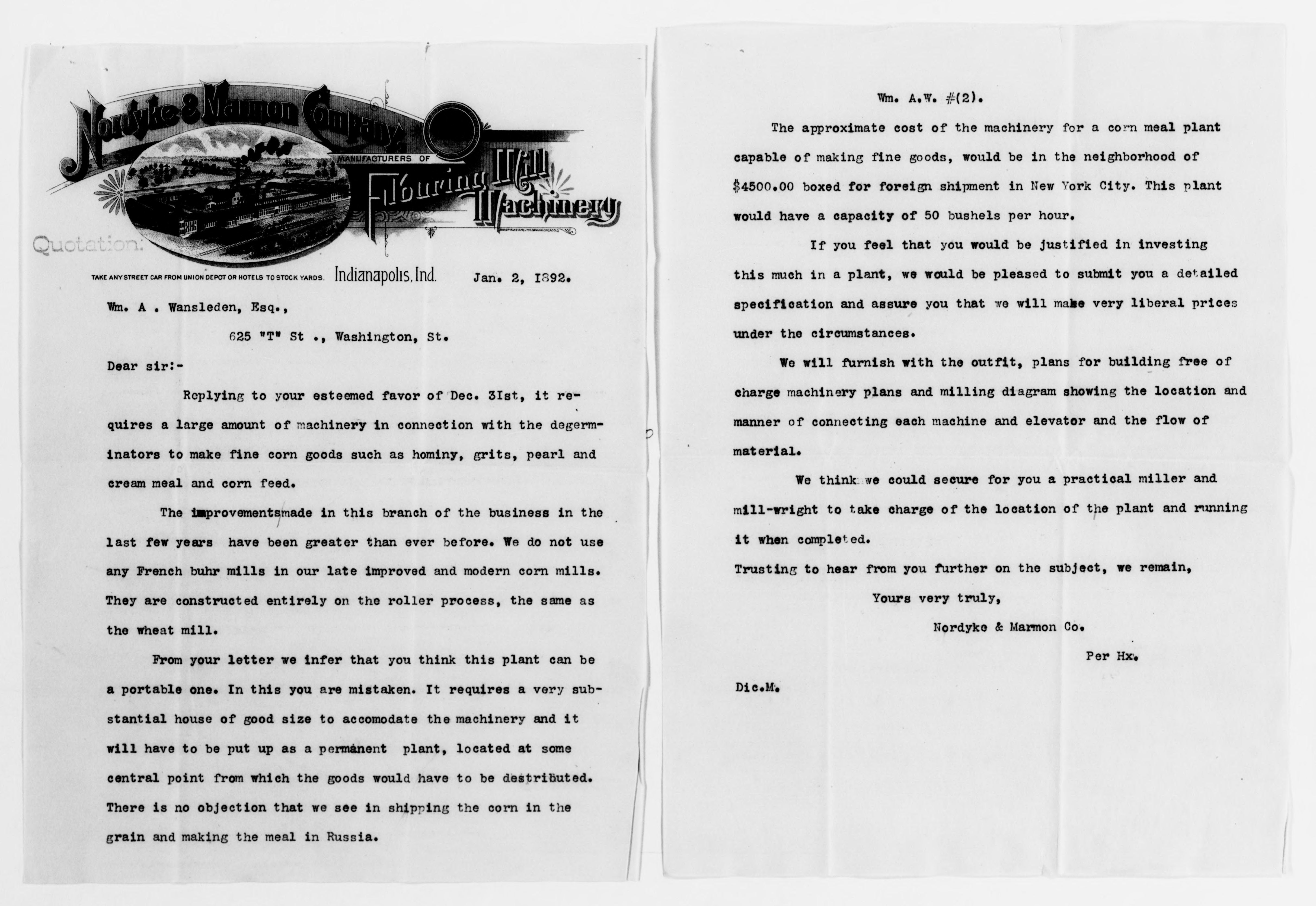 Scanned image of the current content page
