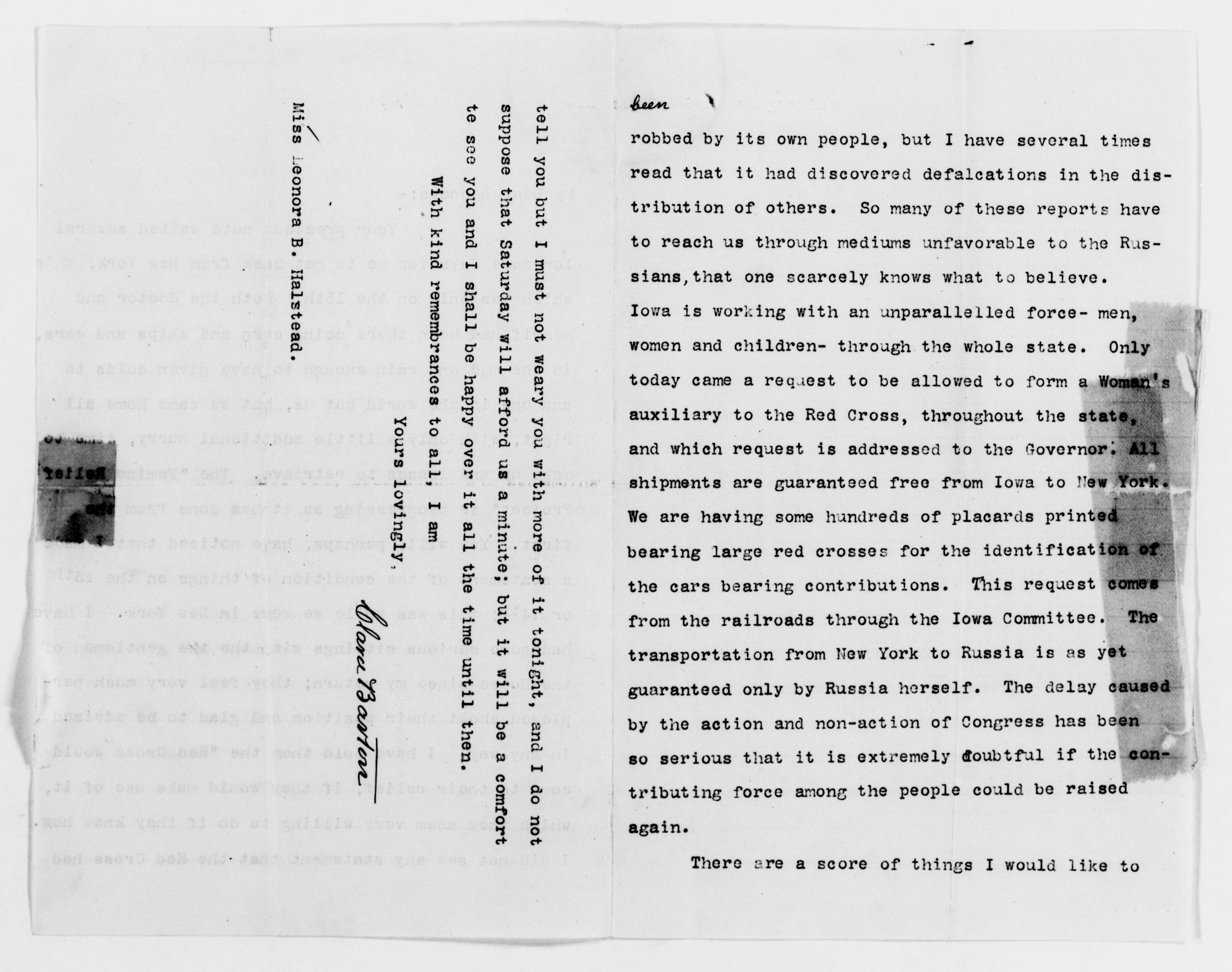 Scanned image of the current content page