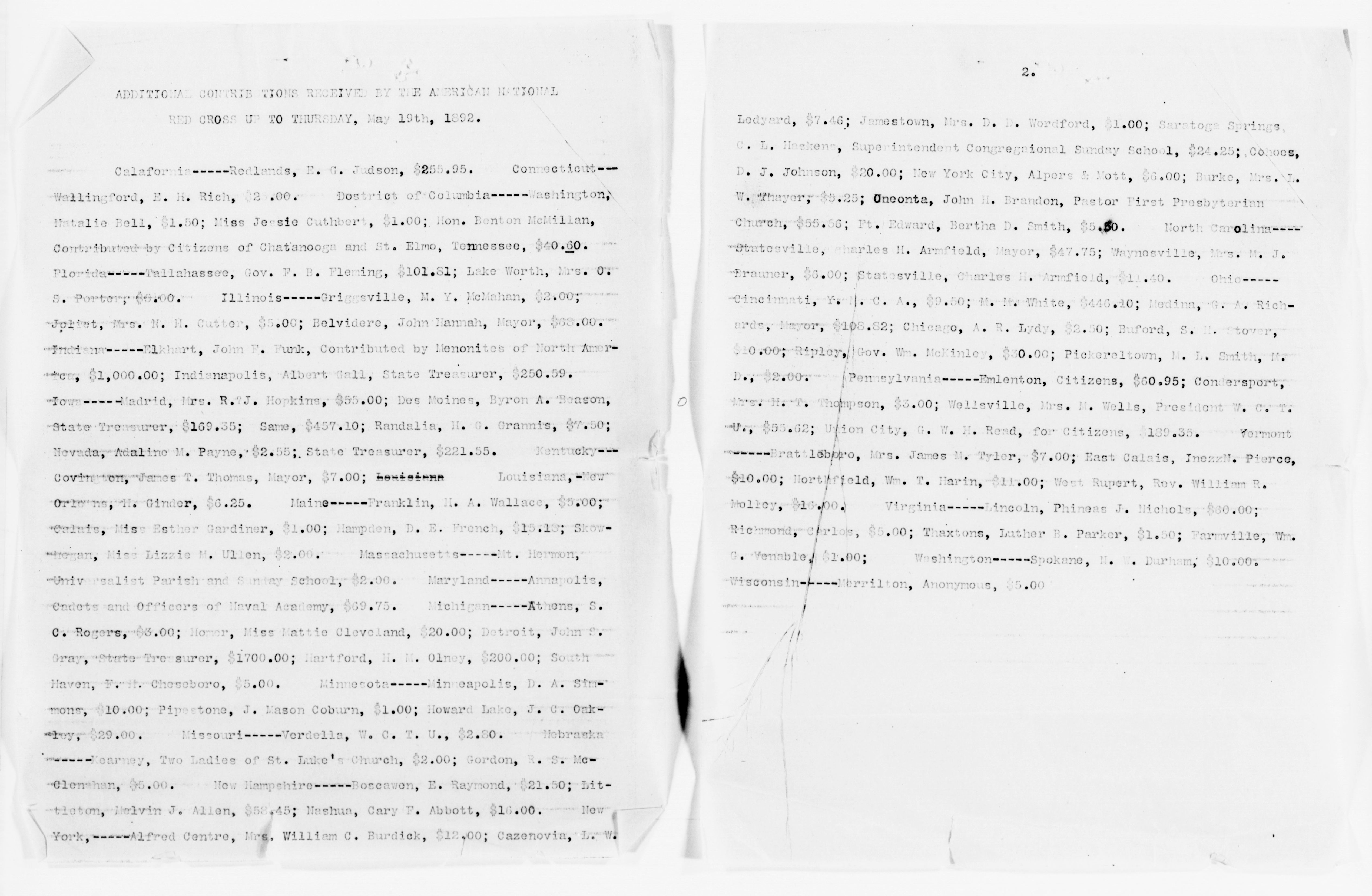 Scanned image of the current content page