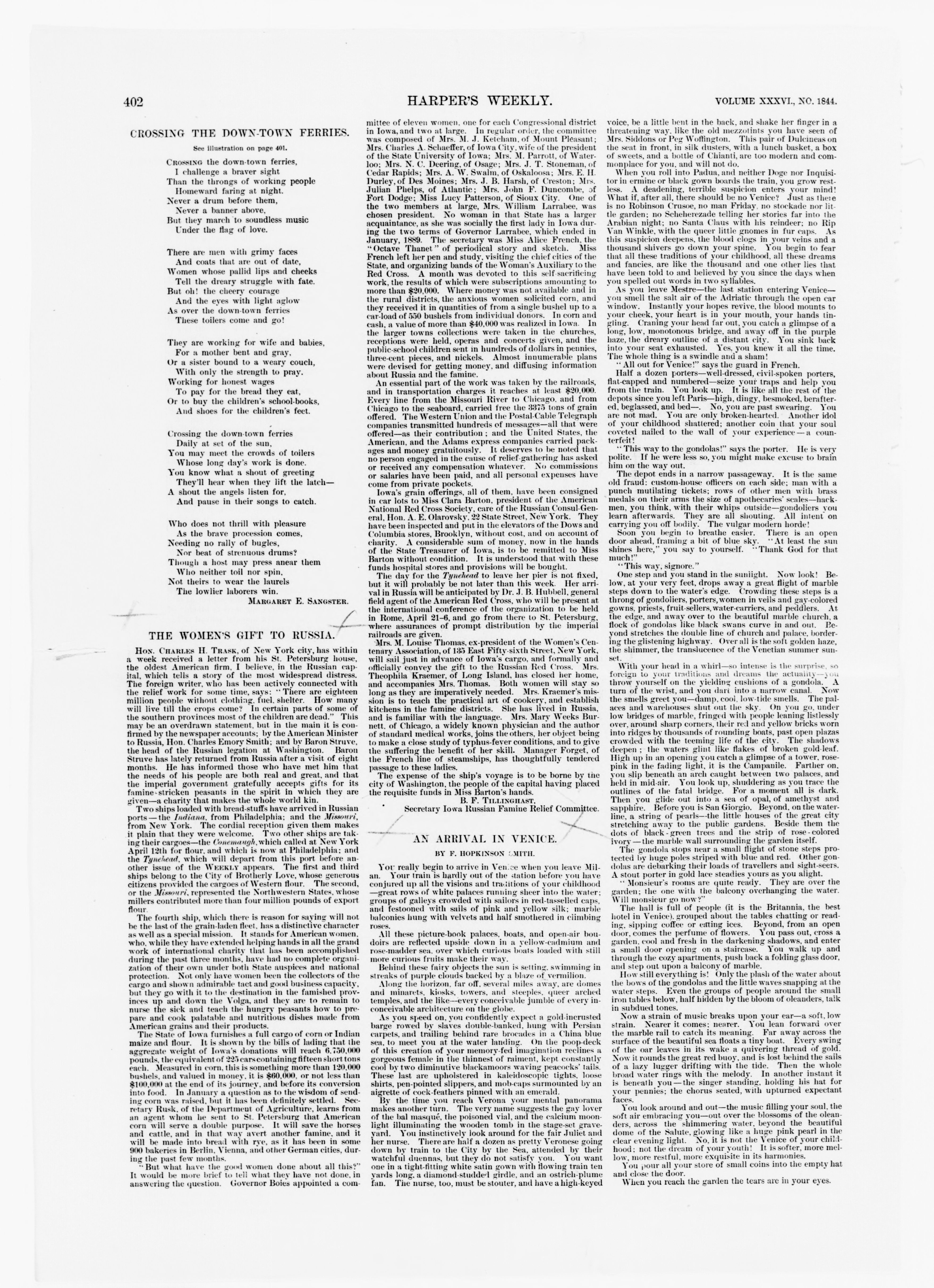 Scanned image of the current content page