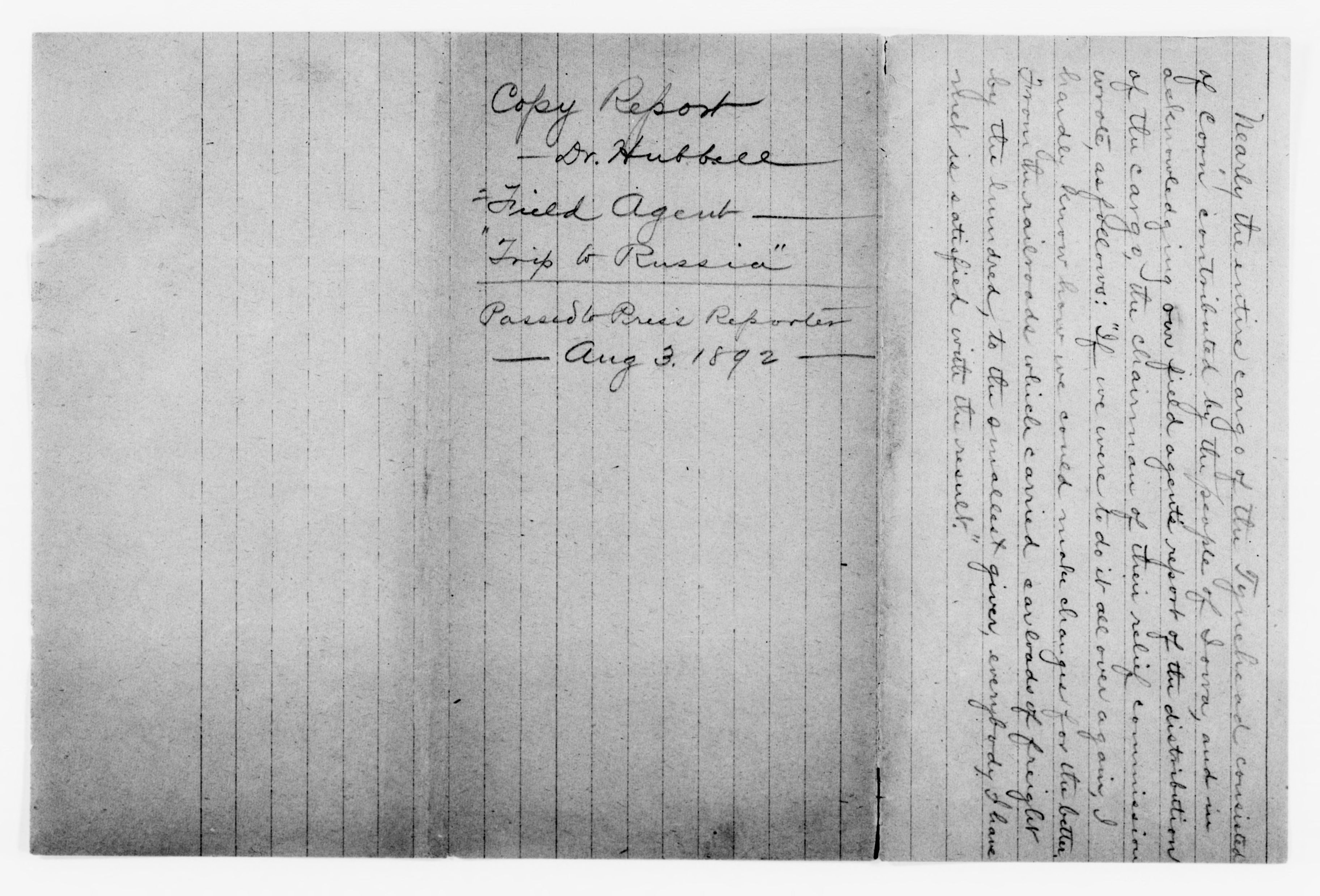 Scanned image of the current content page