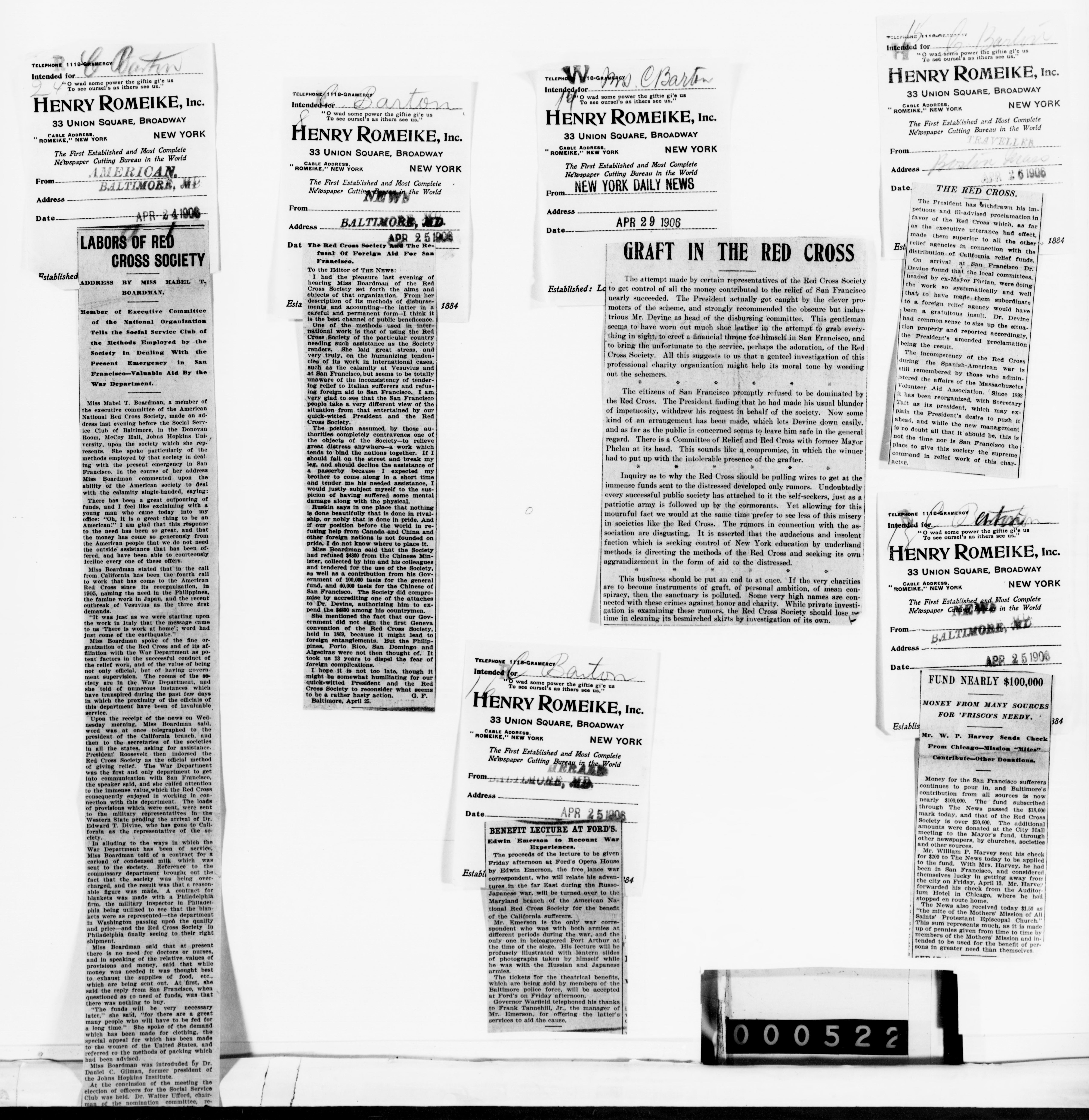 Scanned image of the current content page