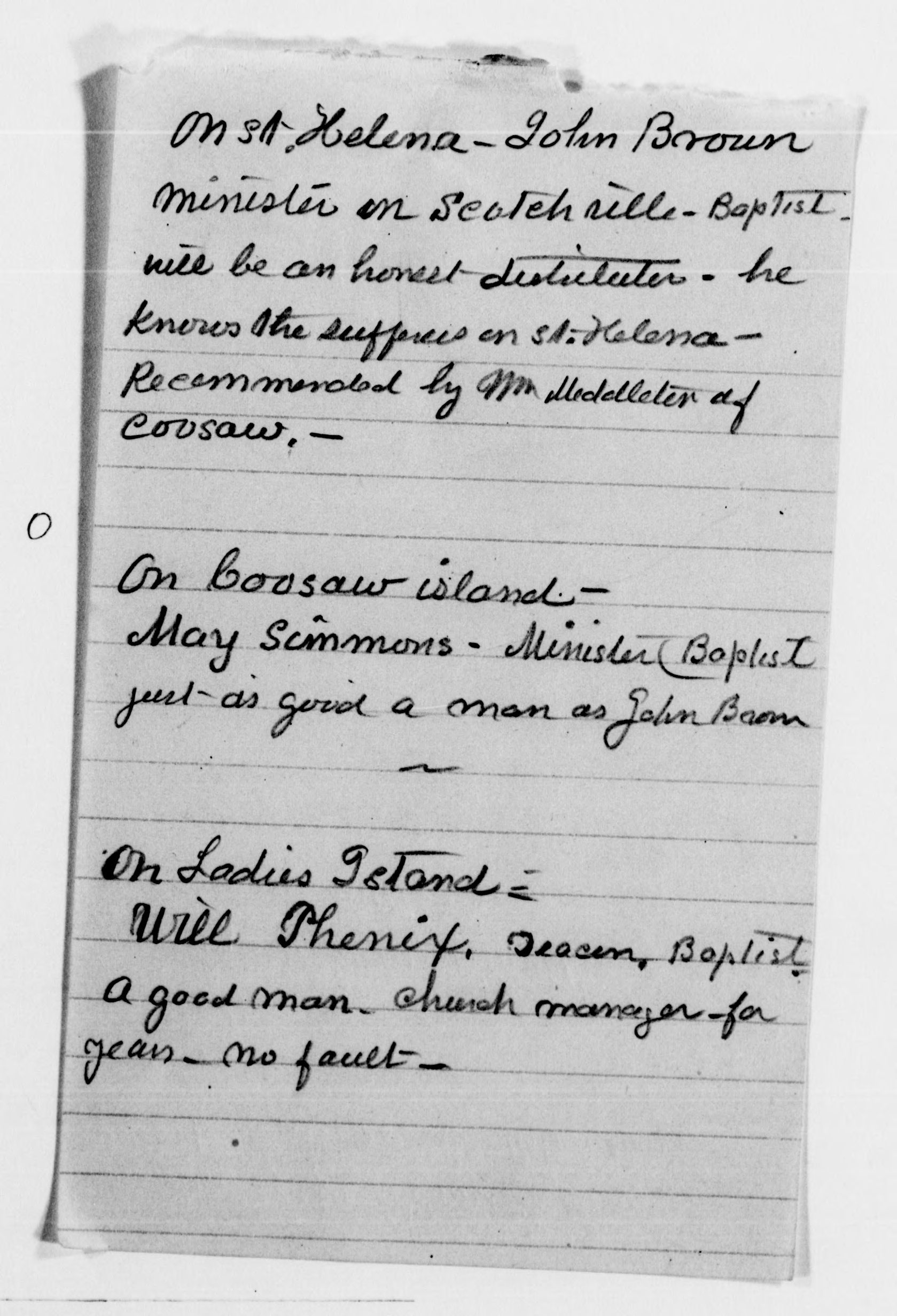 Scanned image of the current content page