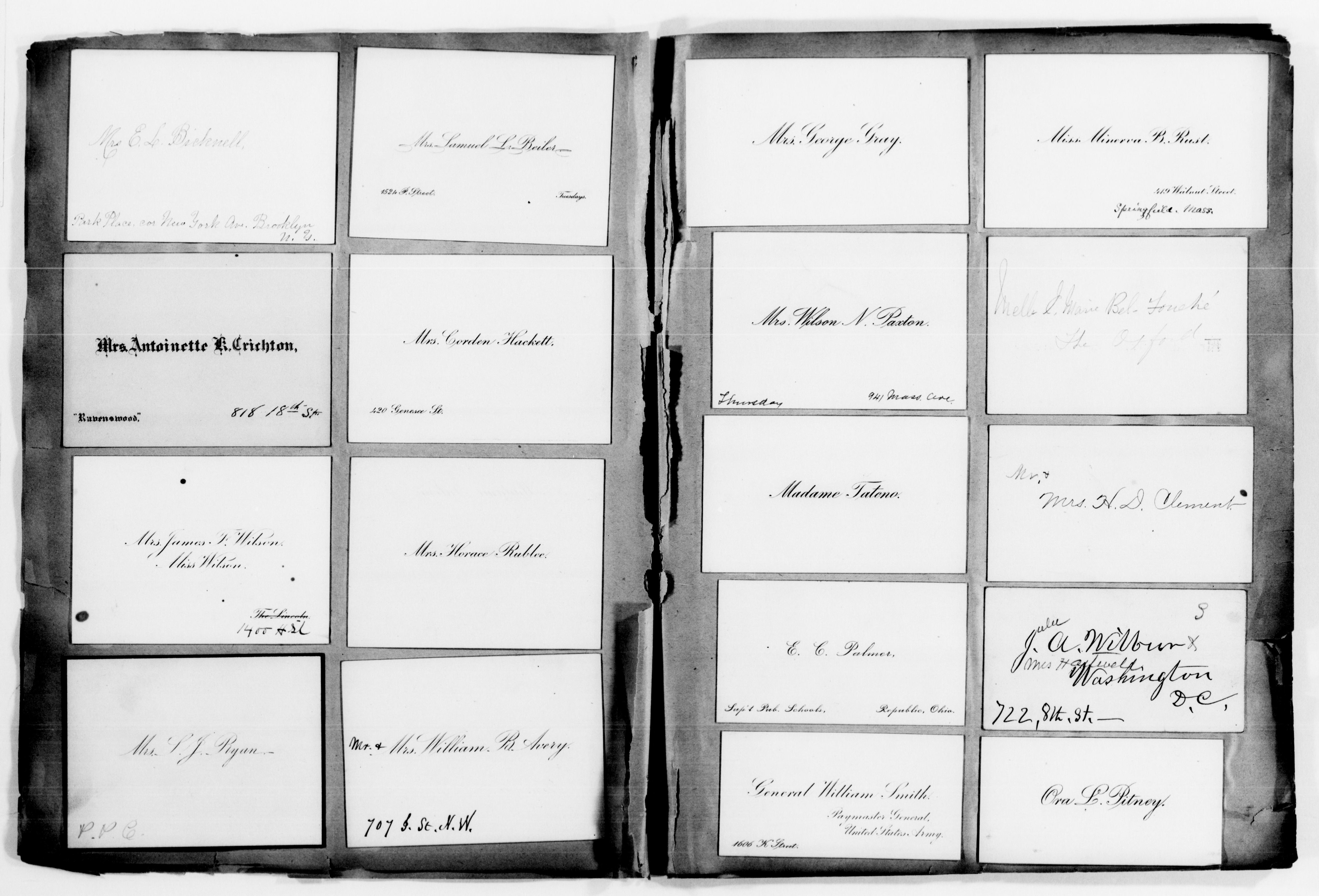 Scanned image of the current content page