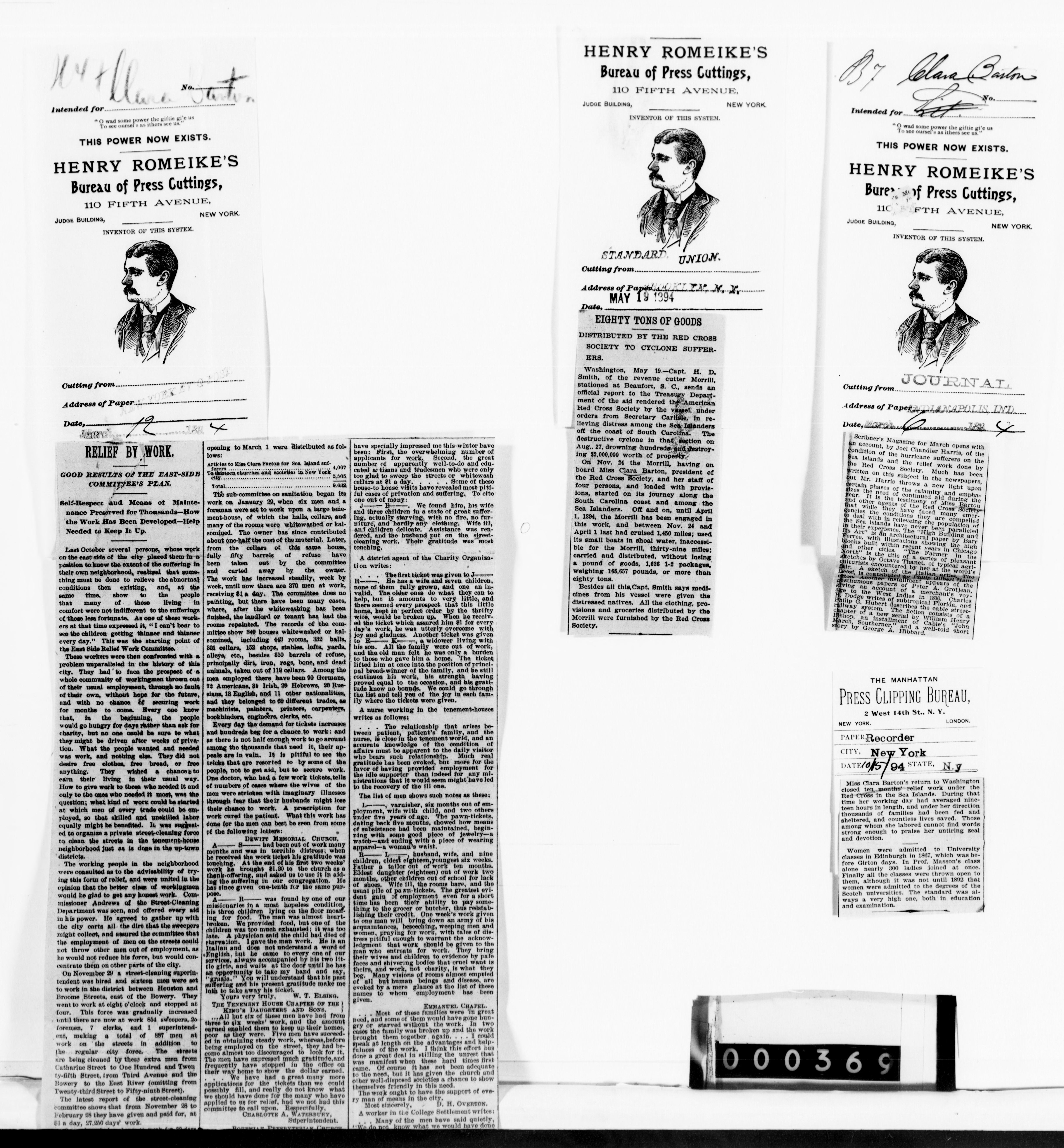 Scanned image of the current content page