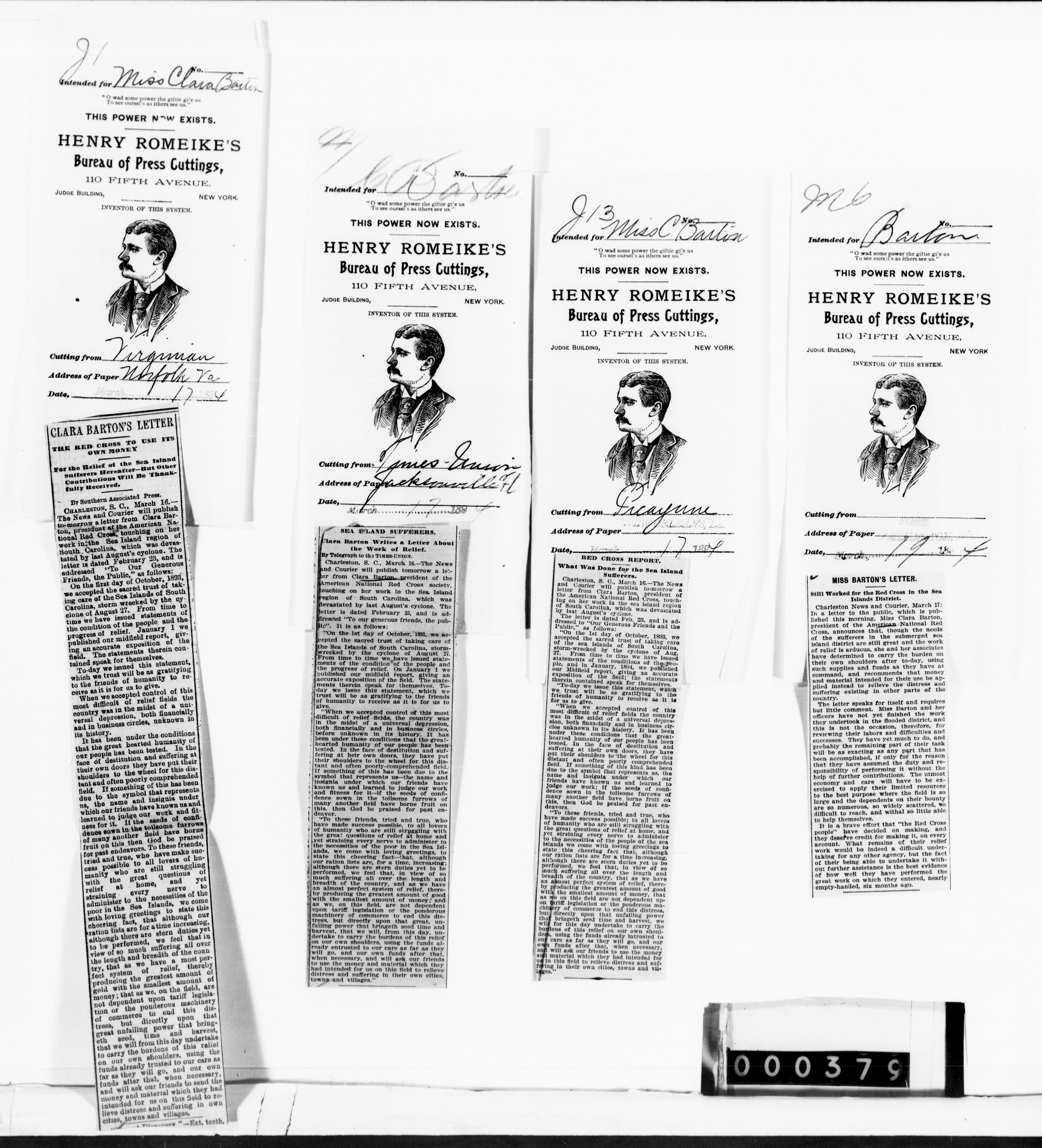 Scanned image of the current content page
