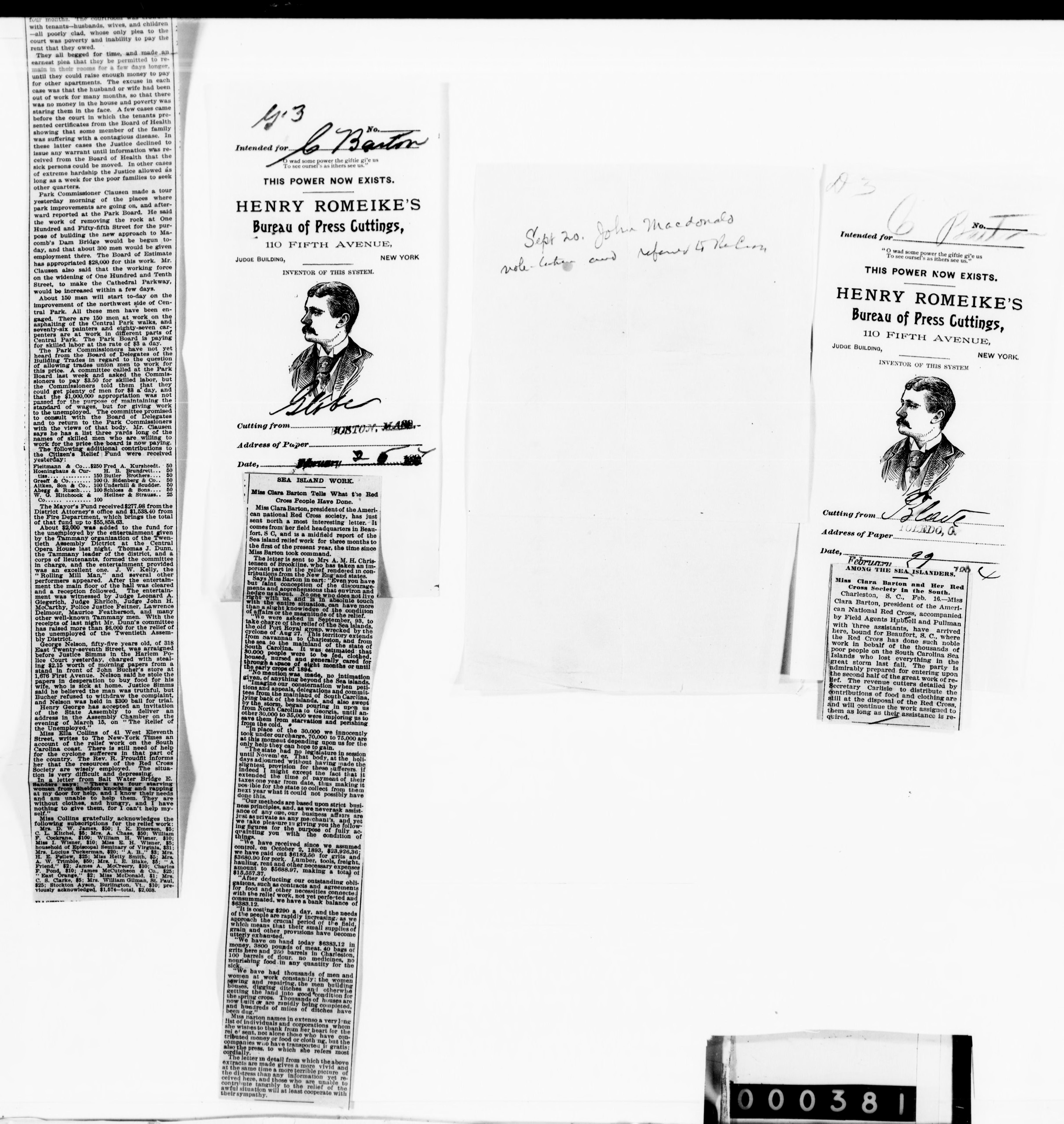 Scanned image of the current content page