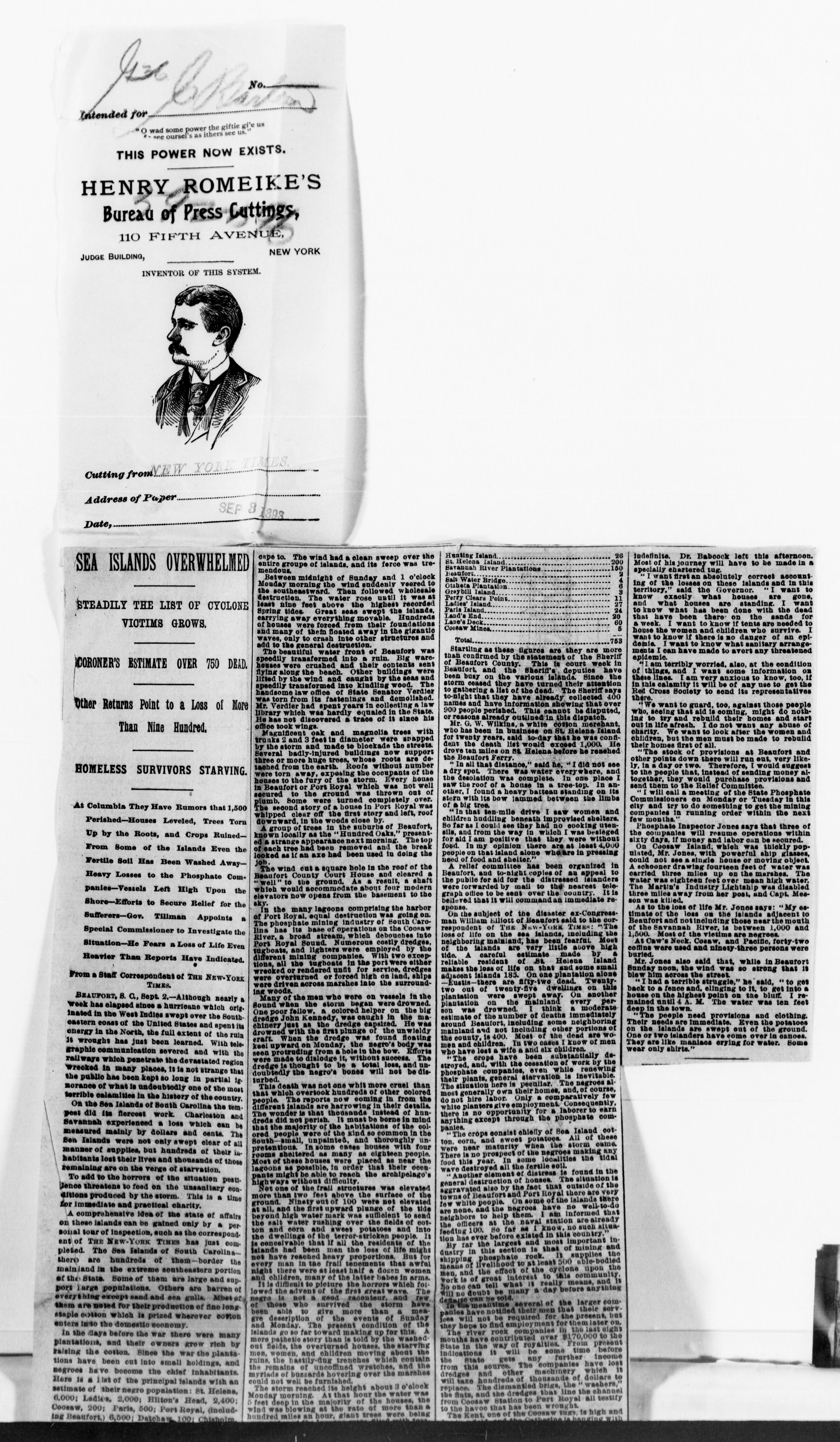 Scanned image of the current content page