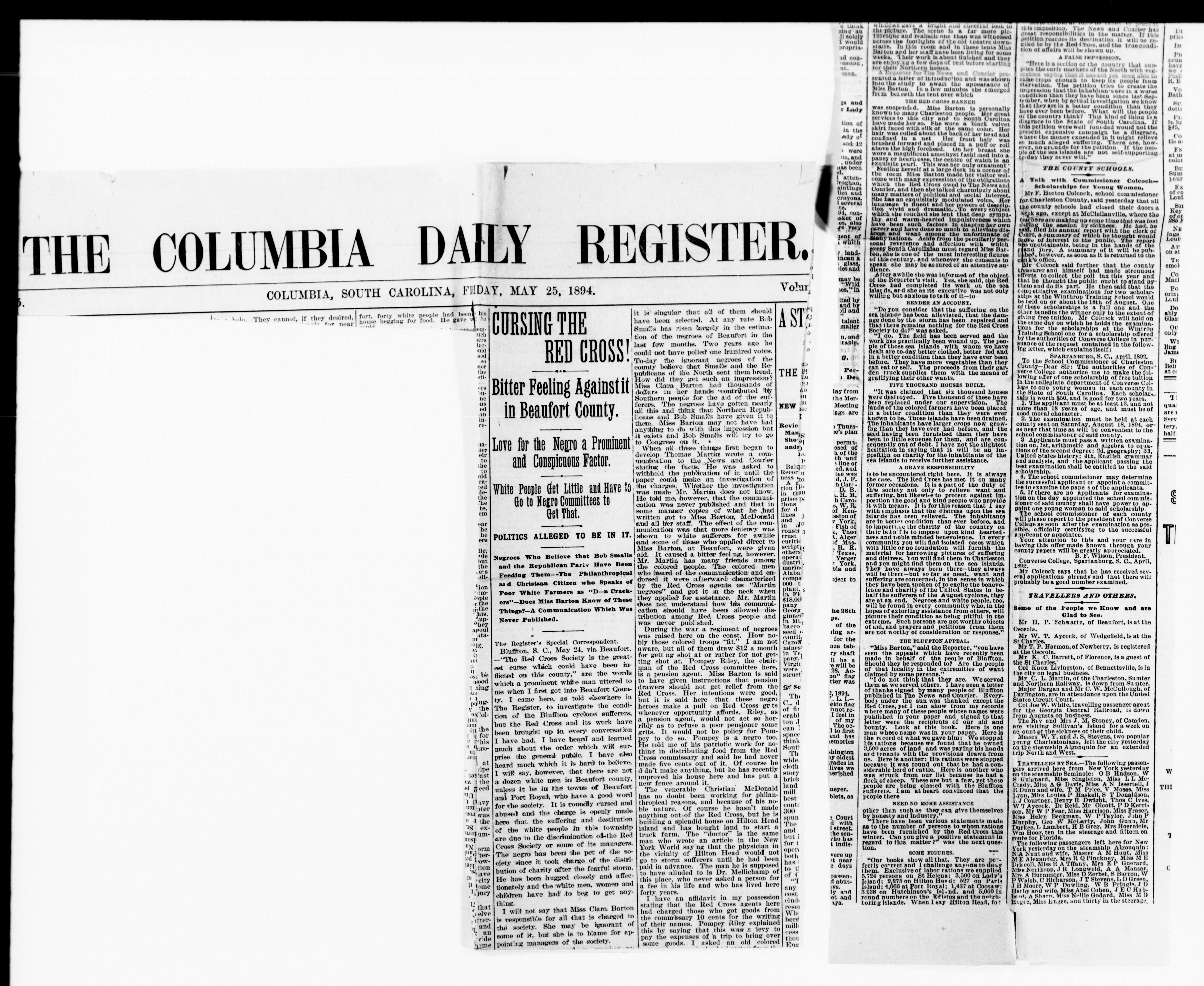 Scanned image of the current content page