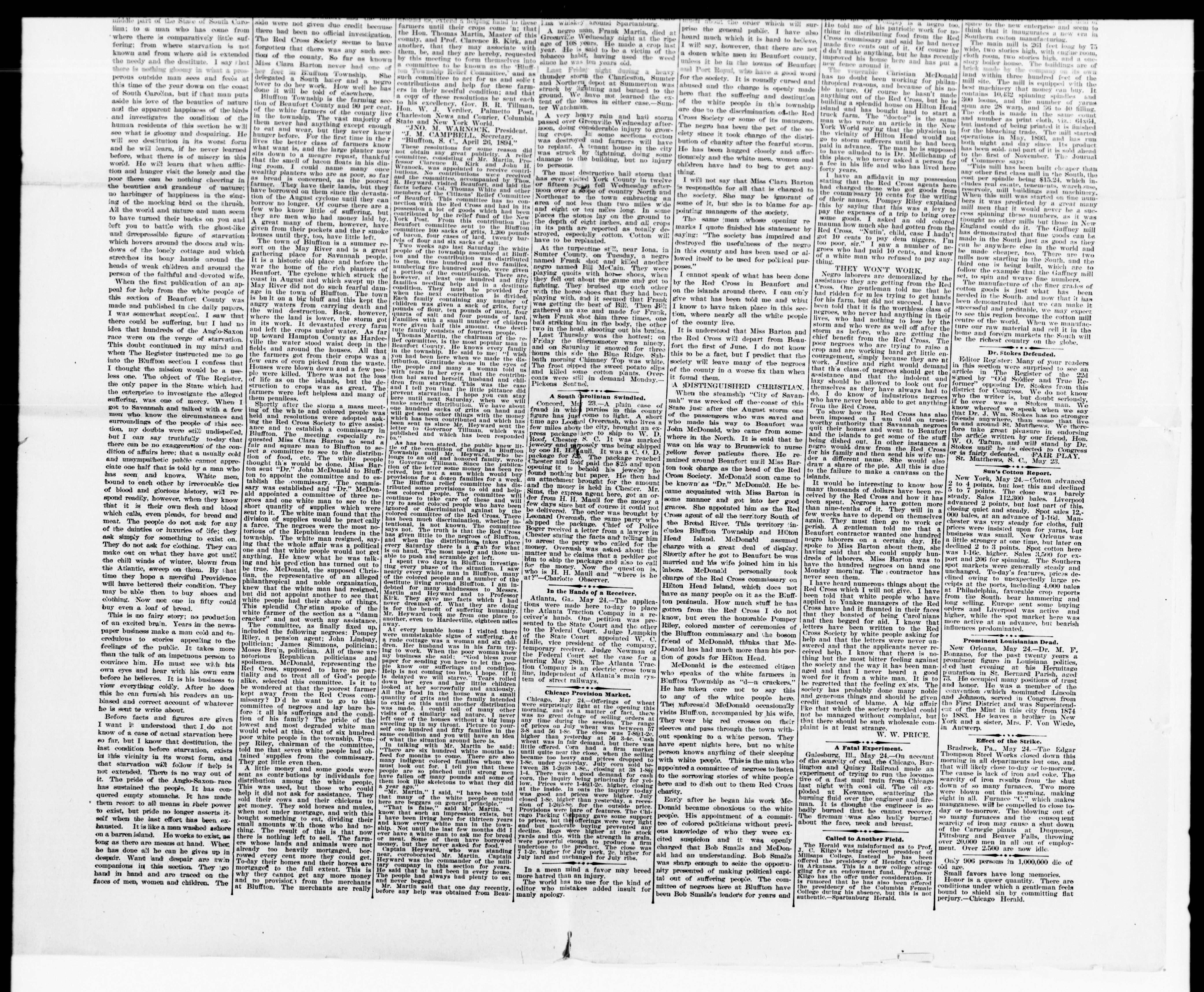 Scanned image of the current content page